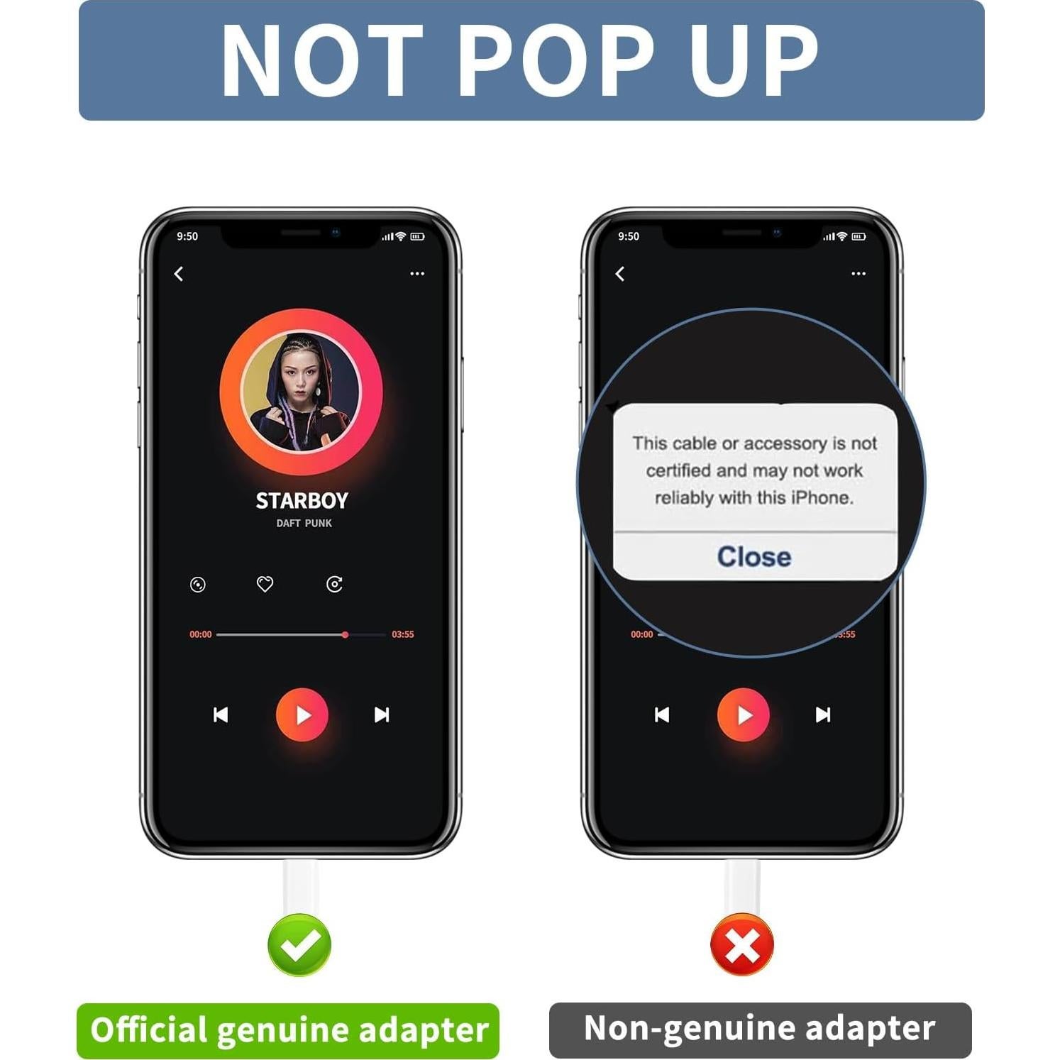 Adaptador Lightning a 3.5mm COO&KOO para iPhone y iPad