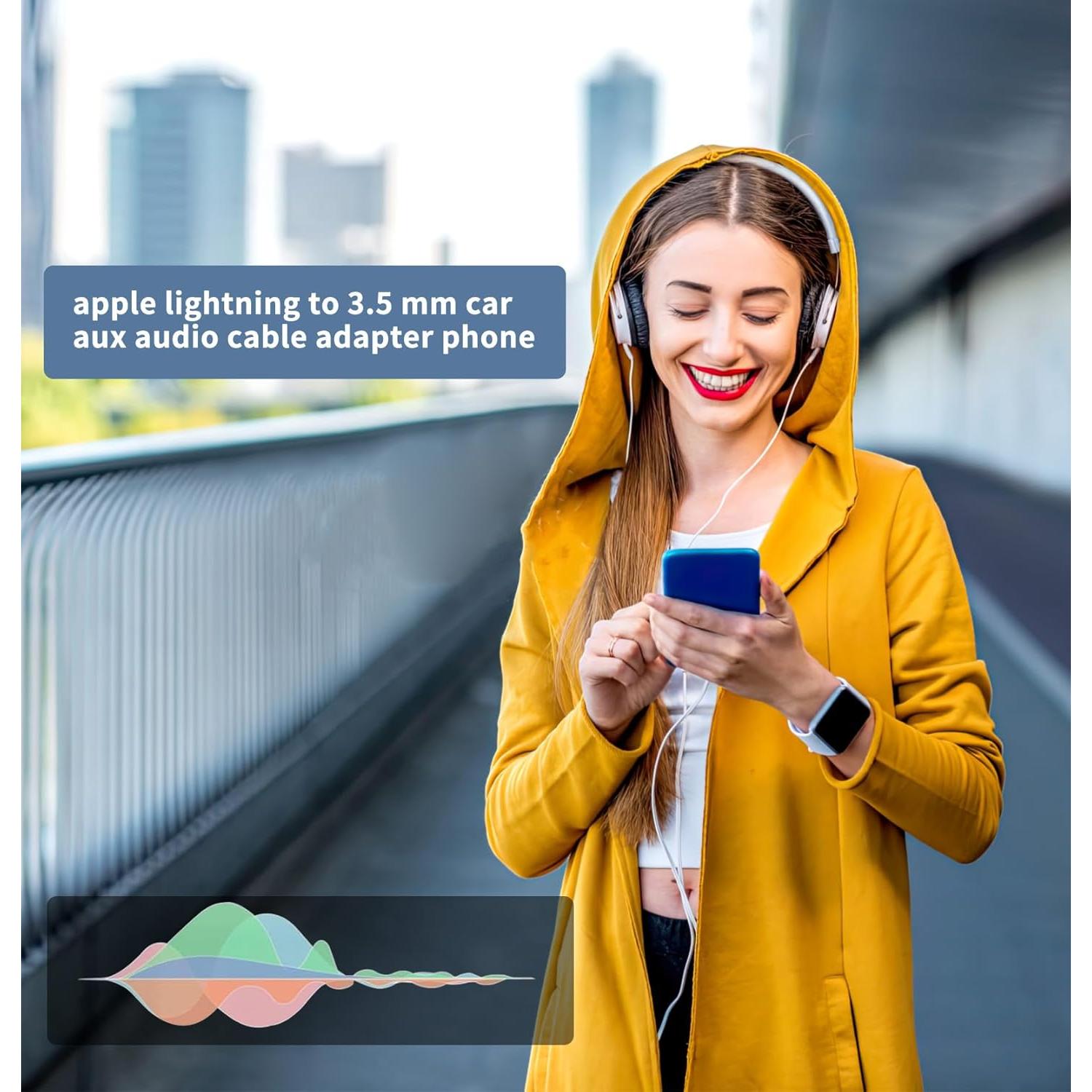 Adaptador Lightning a 3.5mm COO&KOO para iPhone y iPad