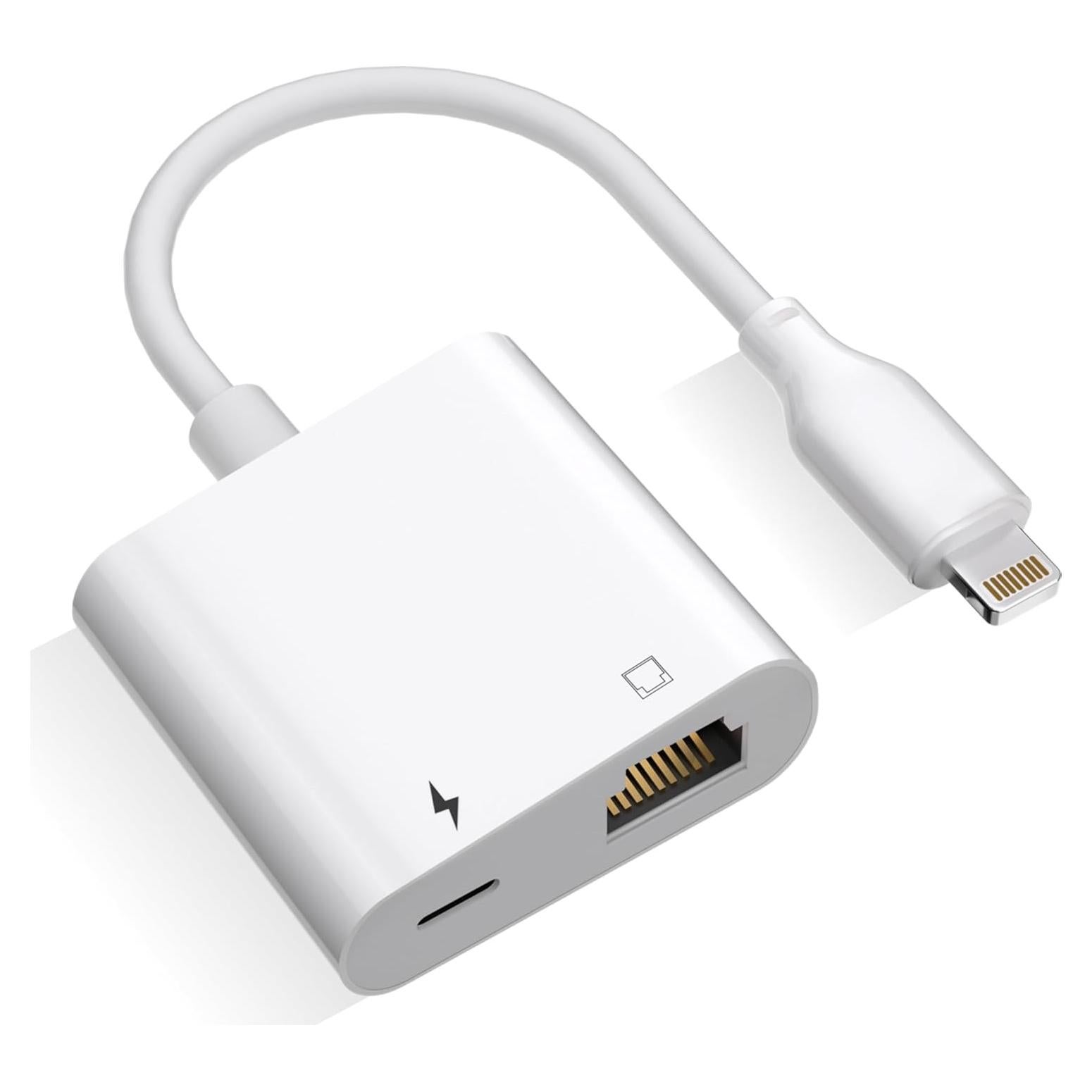 Adaptador Lightning a Ethernet RICHUPON 2 en 1 100Mbps