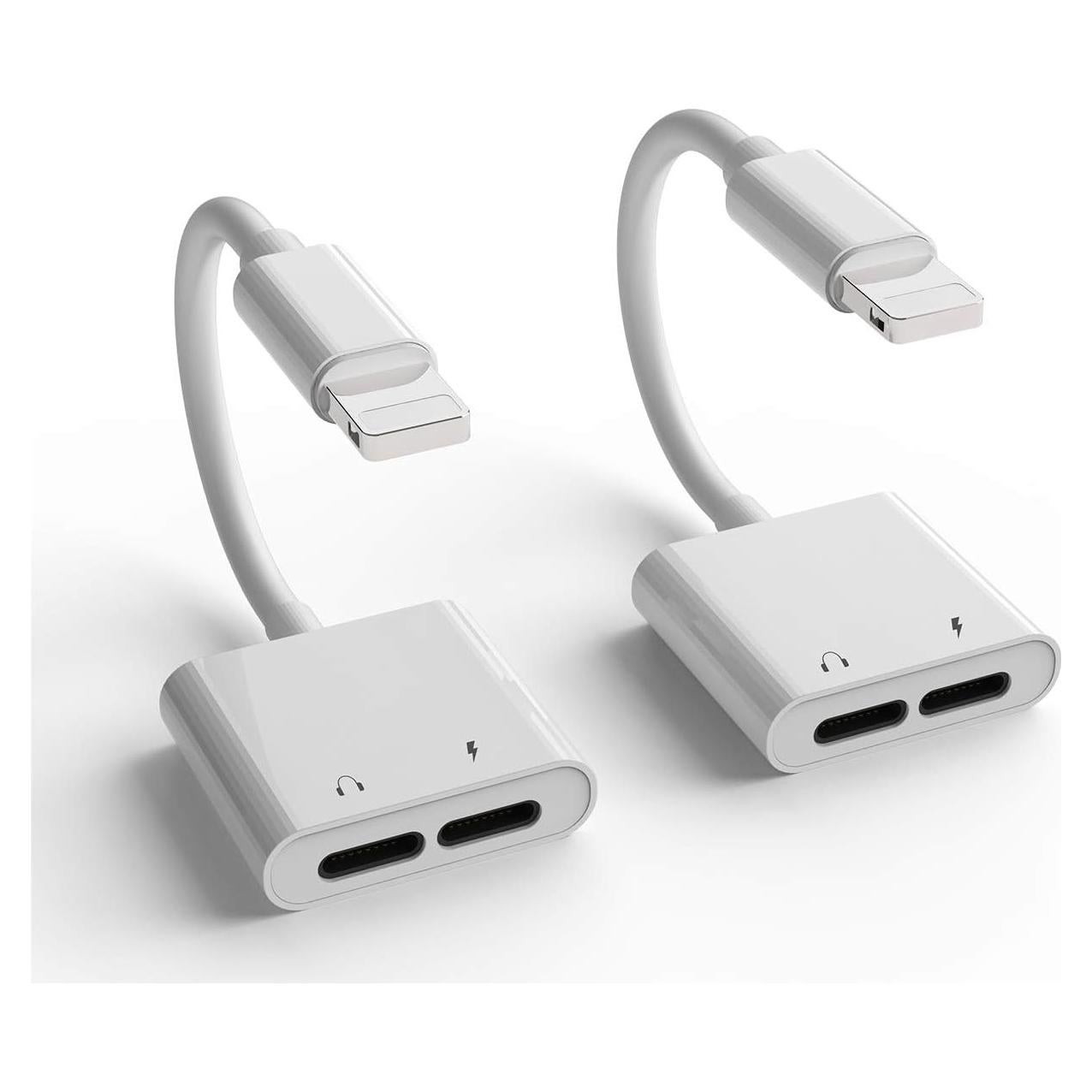 Adaptador Doble Lightning Zoyuzan para iPhone y iPad - Carga y Audio