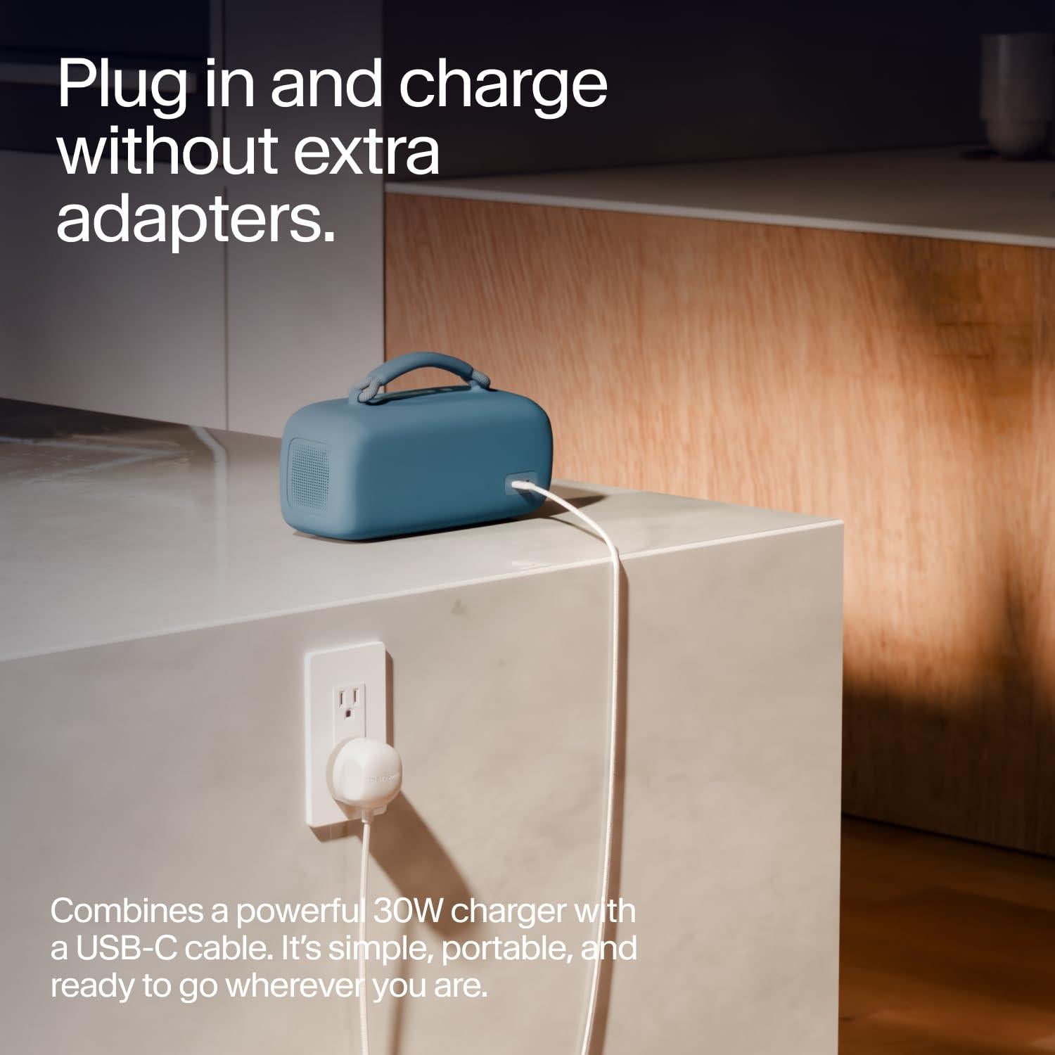 Cargador Rápido USB-C 30W Twelve South con Cable 1.22m