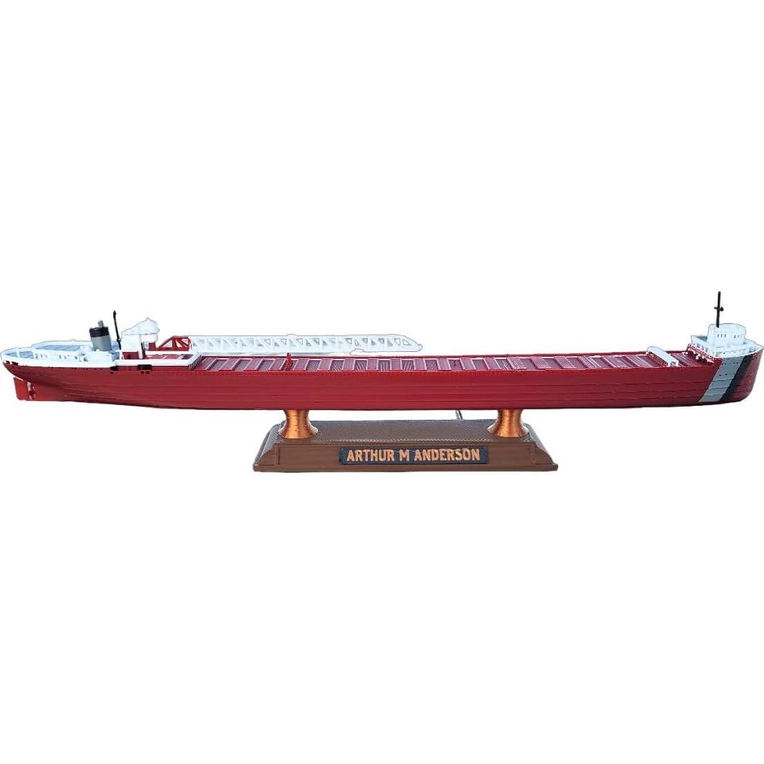 Modelo 3D Carguero Arthur M. Anderson 1952 Detalle Alto