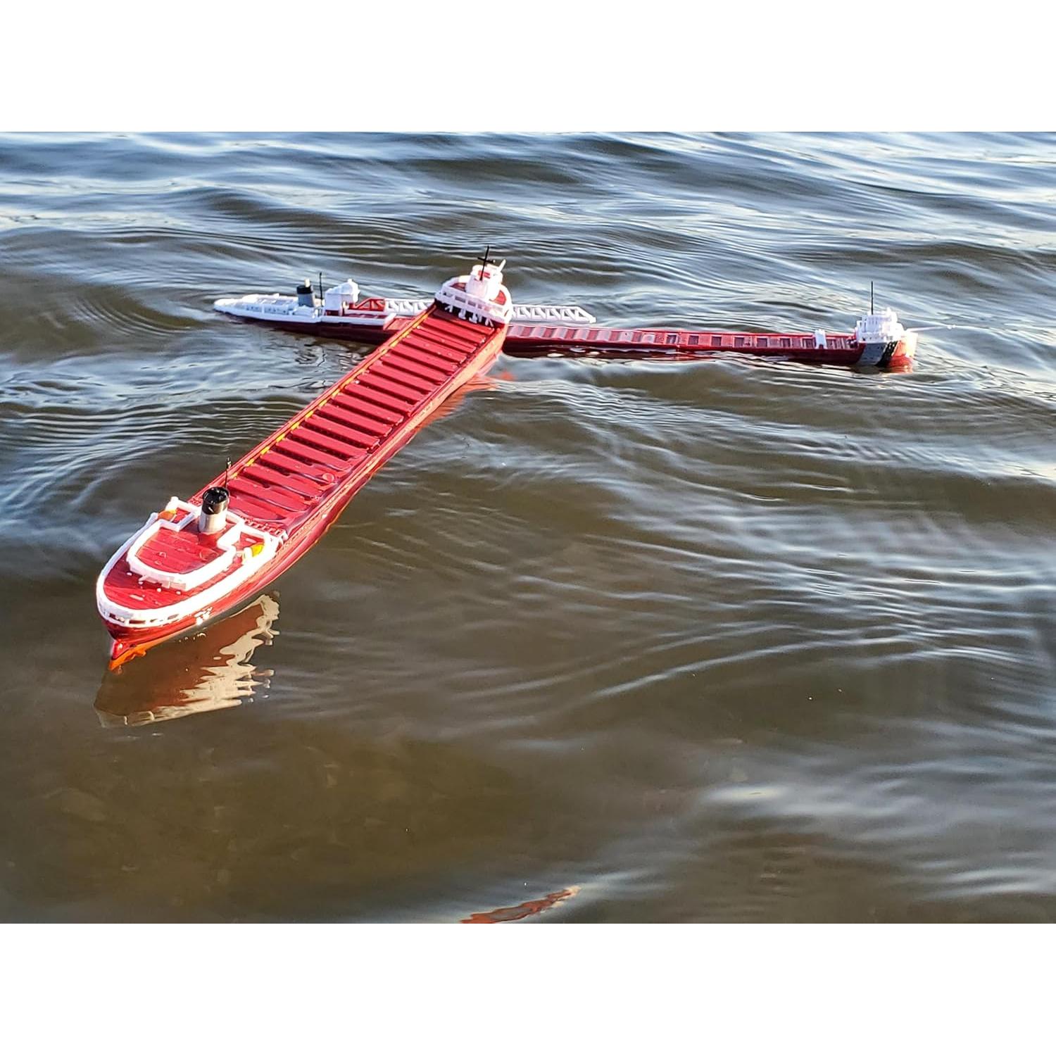 Modelo 3D Carguero Arthur M. Anderson 1952 Detalle Alto