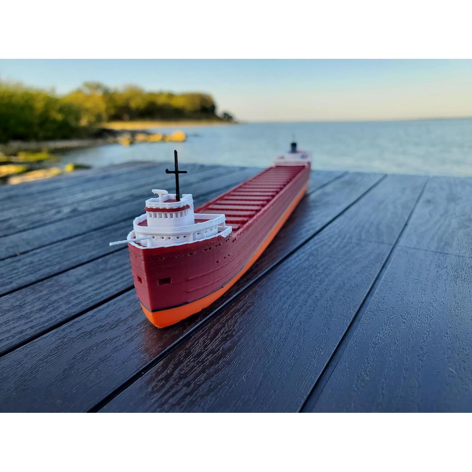 Modelo 3D Carguero Arthur M. Anderson 1952 Detalle Alto