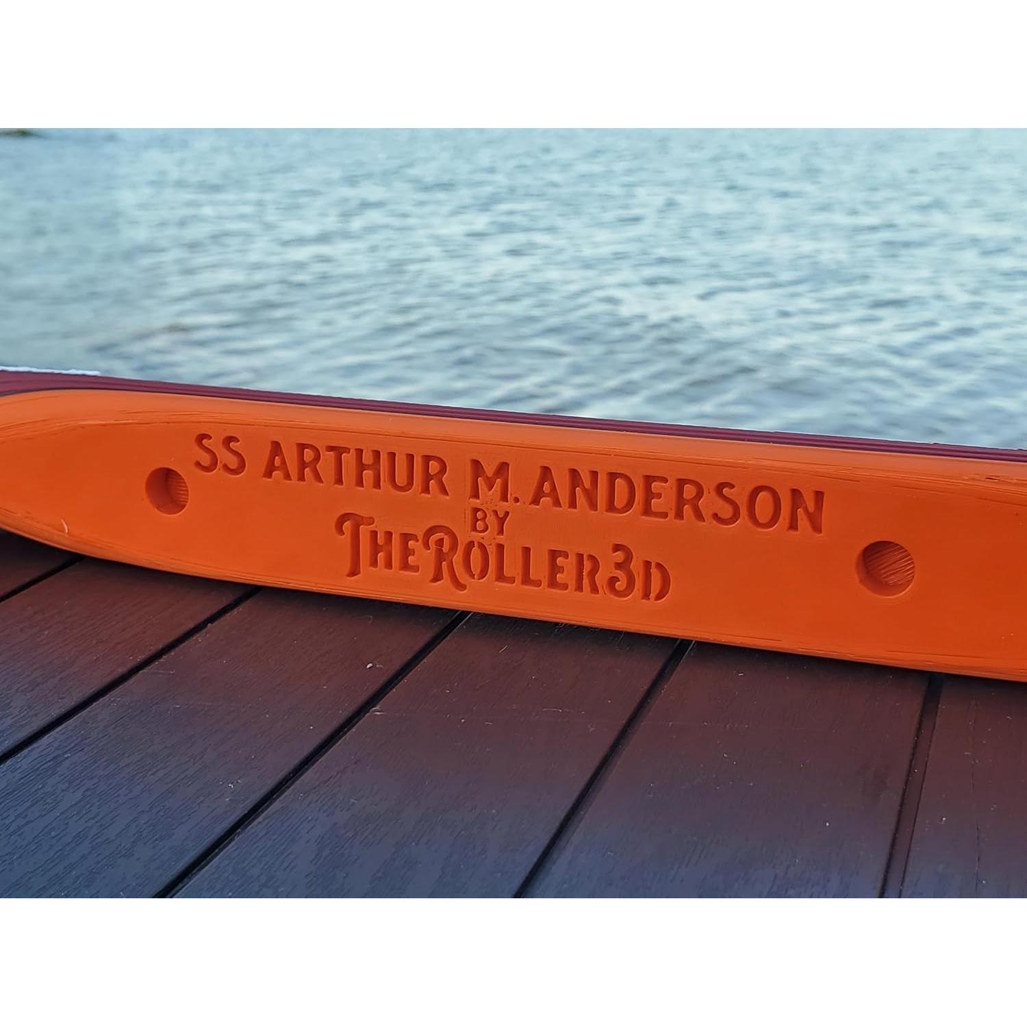 Modelo 3D Carguero Arthur M. Anderson 1952 Detalle Alto