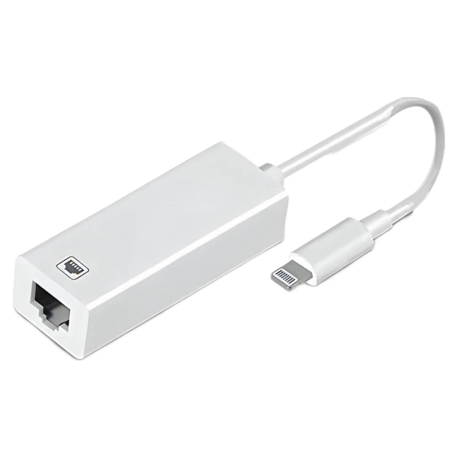 Adaptador Lightning a Ethernet DESOFICON RJ45 100Mbps
