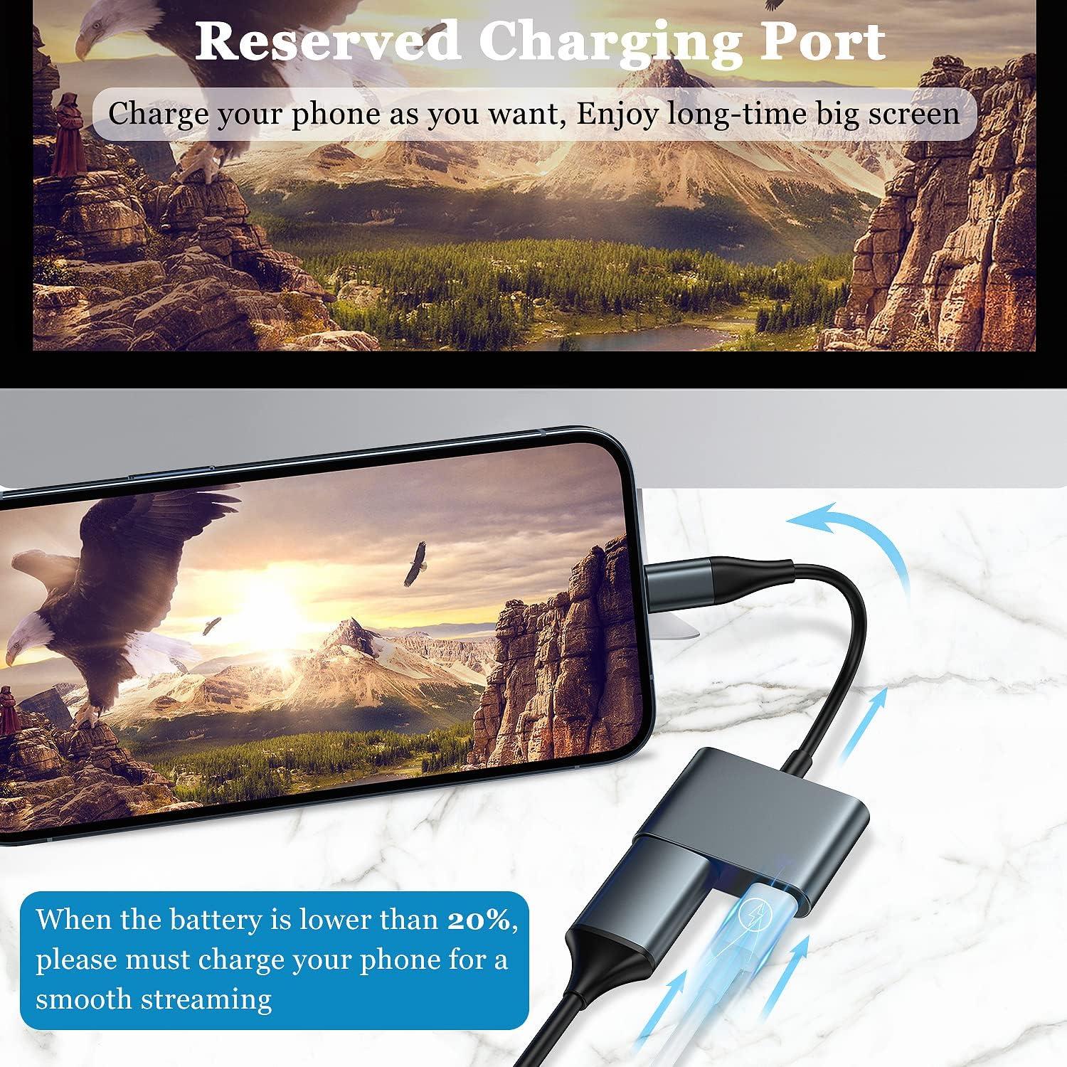 Adaptador HDMI Lightning 1080P Lulaven para iPhone y iPad