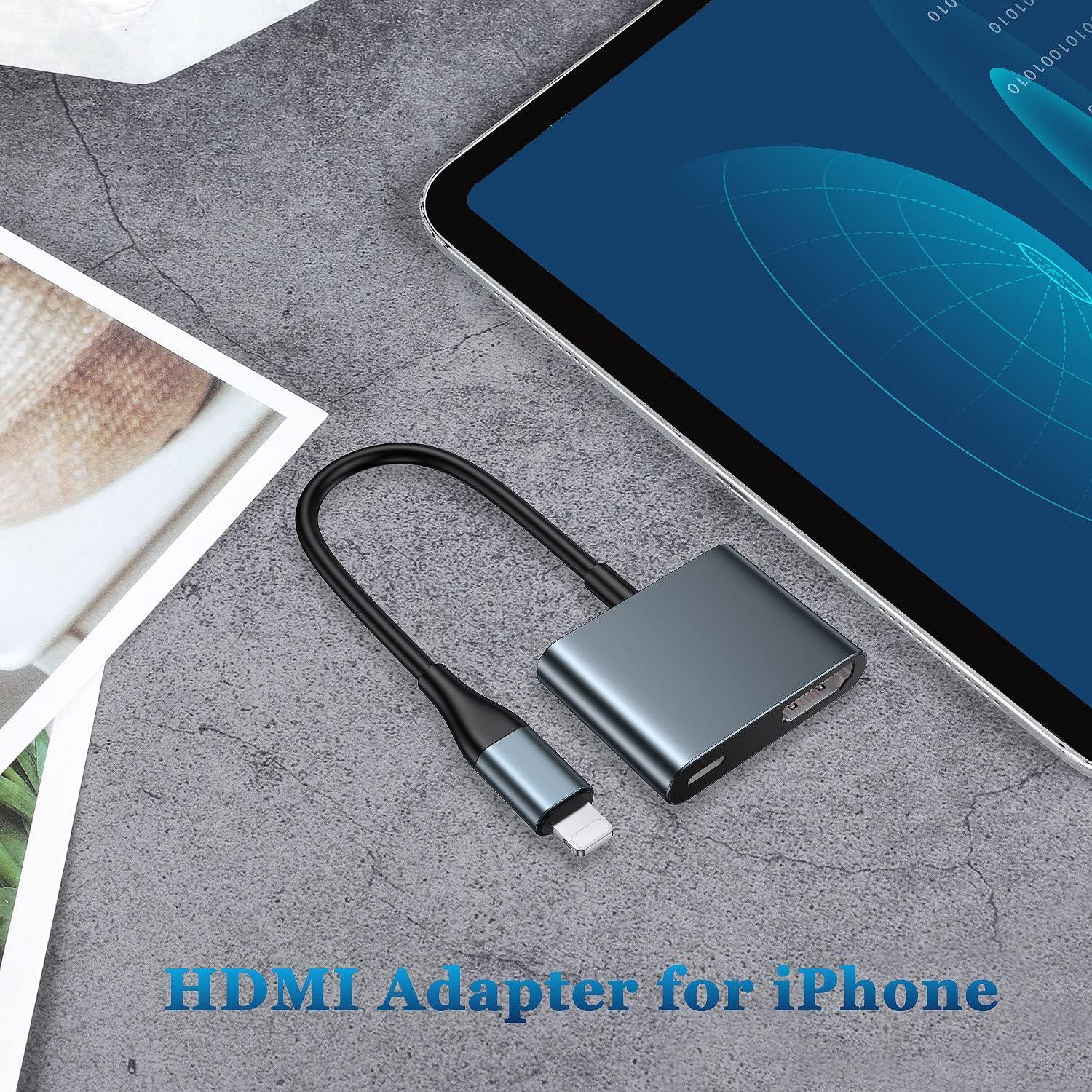 Adaptador HDMI Lightning 1080P Lulaven para iPhone y iPad
