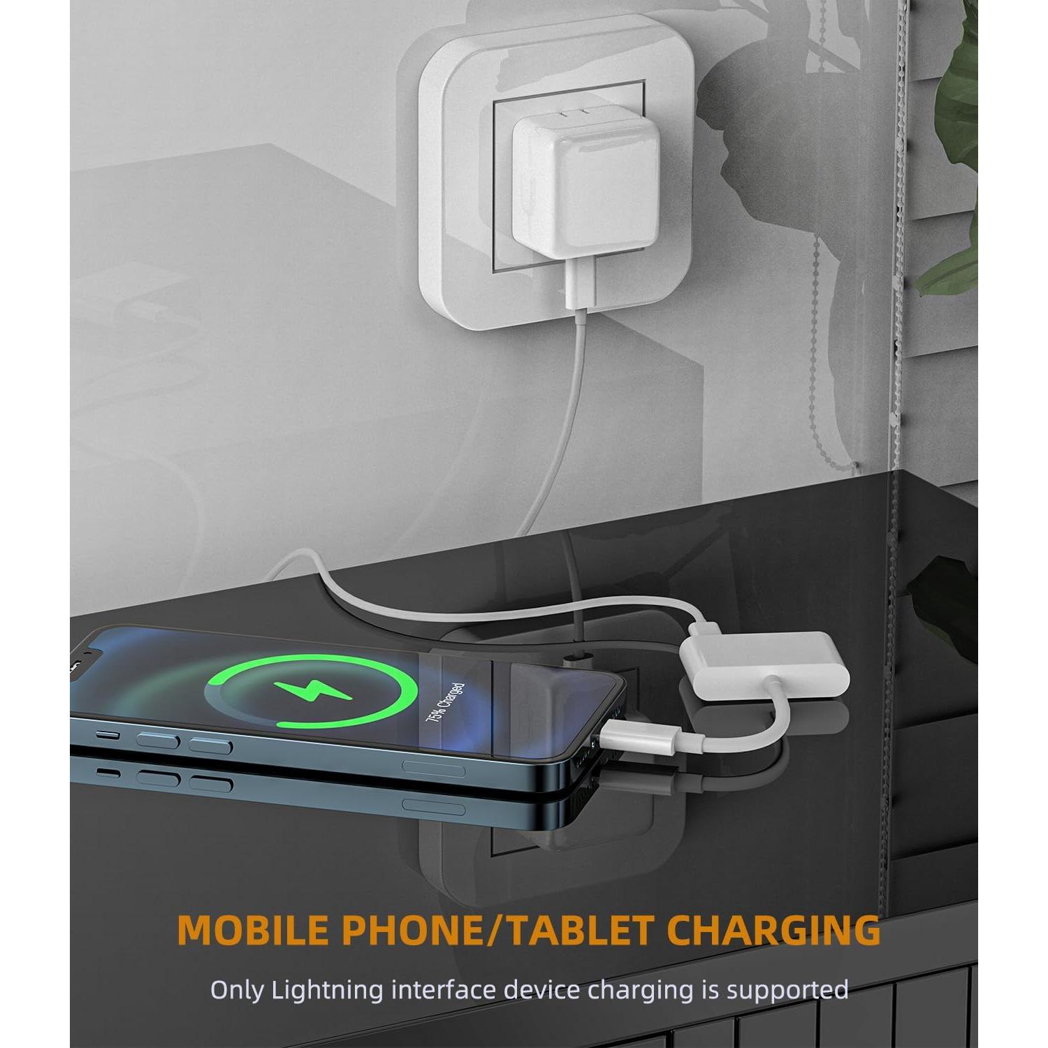 Adaptador 3 en 1 Zoyuzan Lightning a 3.5mm y USB OTG para iPhone