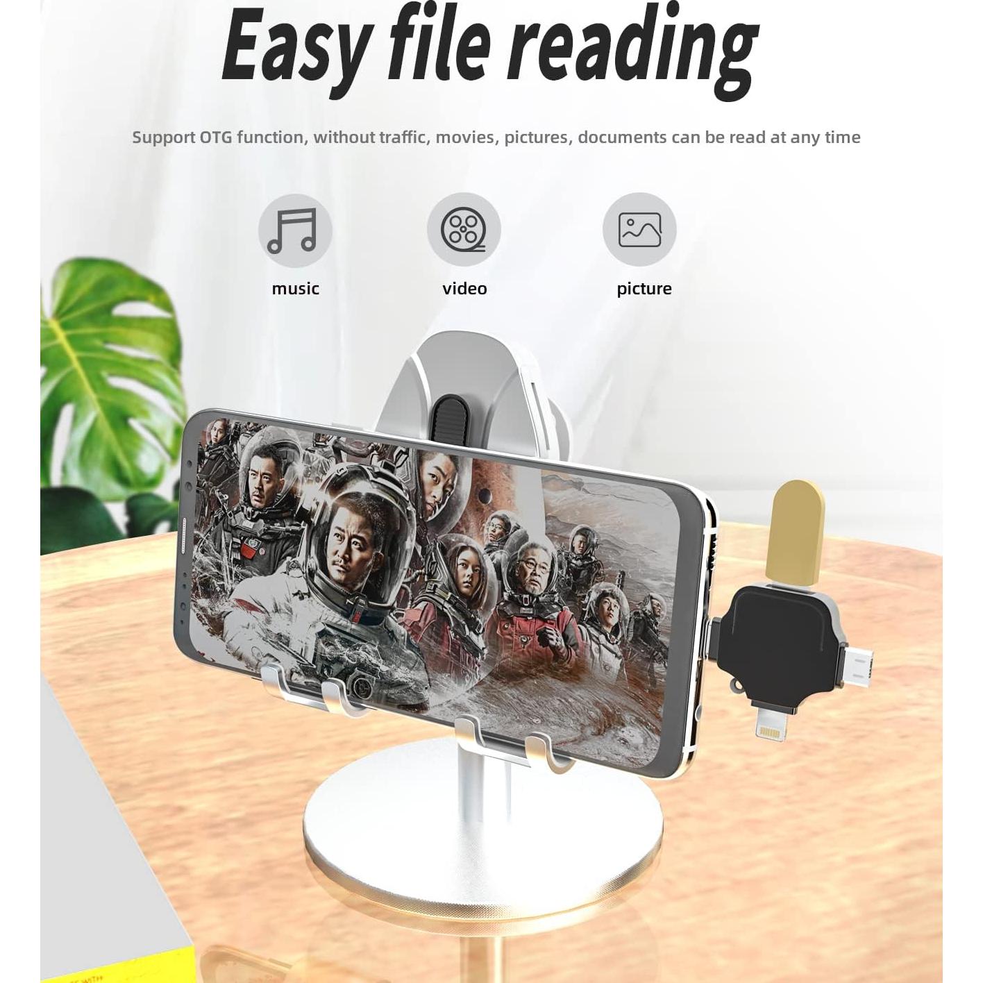 Adaptador Lightning a USB Hembra Zoyuzan 3 en 1 OTG