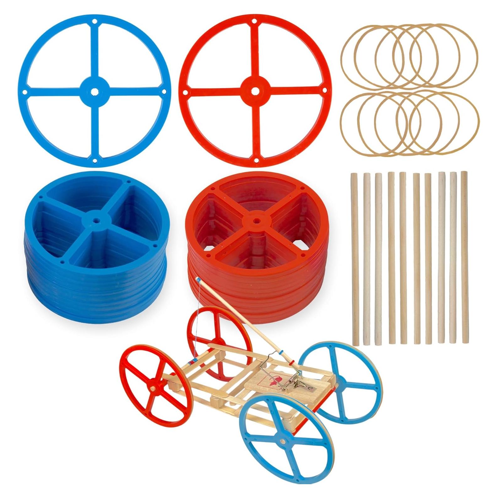 Ruedas de Plástico GF 12.07 cm para Proyectos de Ciencia