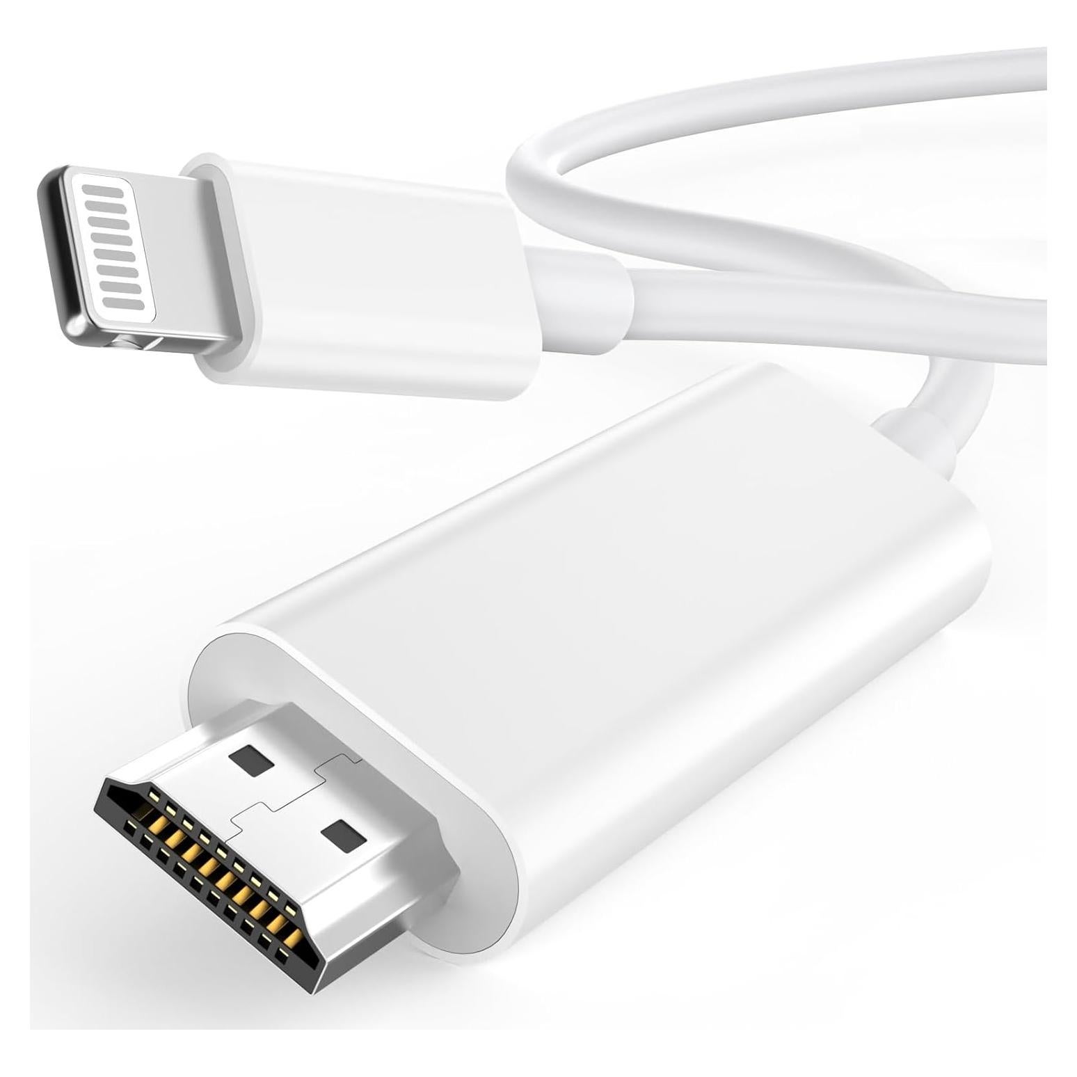 Adaptador Lightning a HDMI Apple 1080P para iPhone y iPad