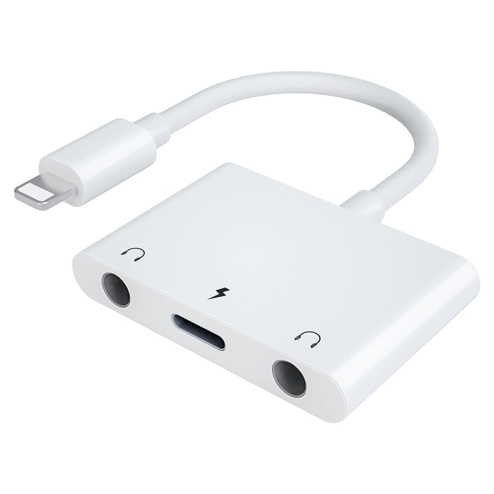 Adaptador de auriculares 3 en 1 CHENSHUN para iPhone y iPad