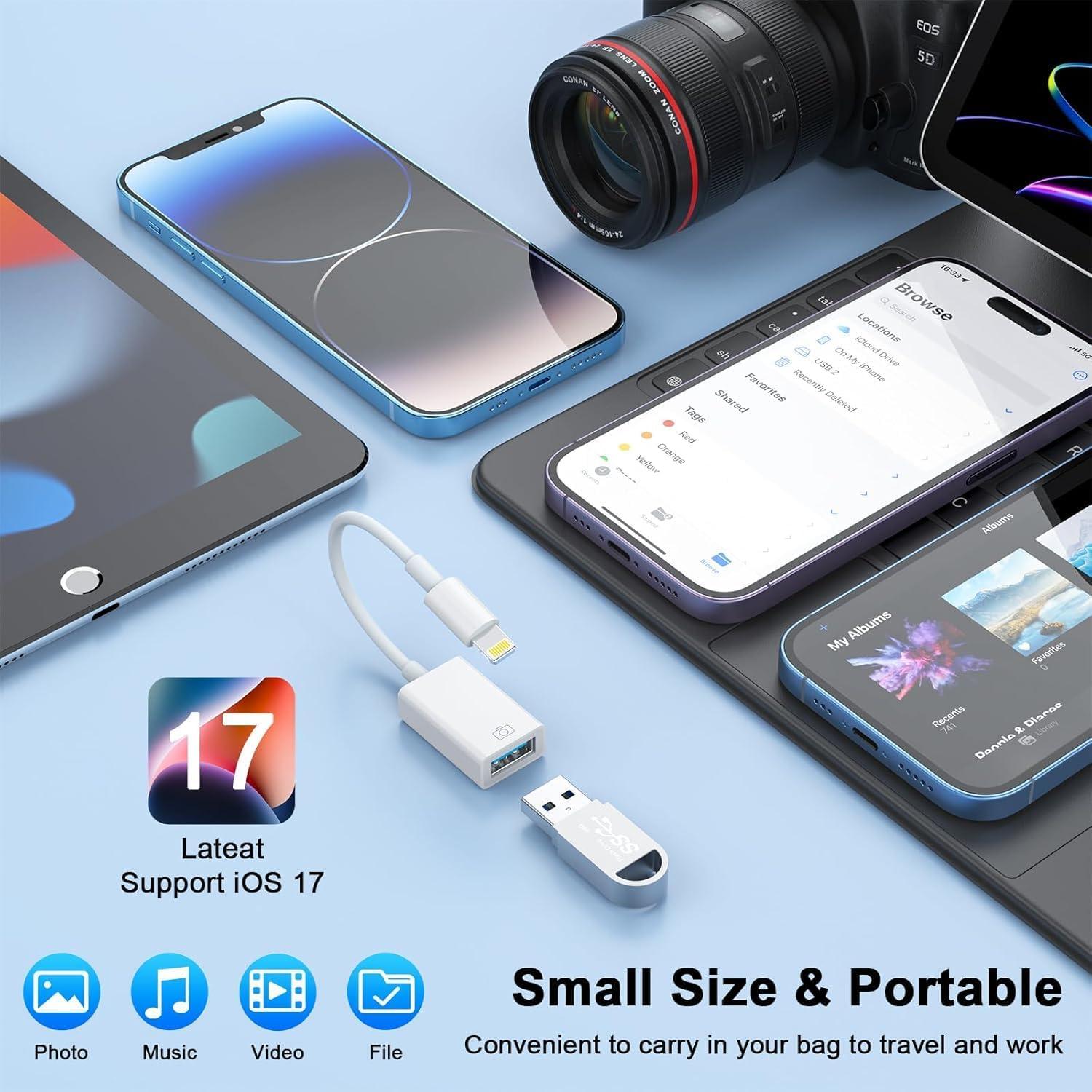 Adaptador de Cámara Lightning a USB 3 - Shenzhen Good-She