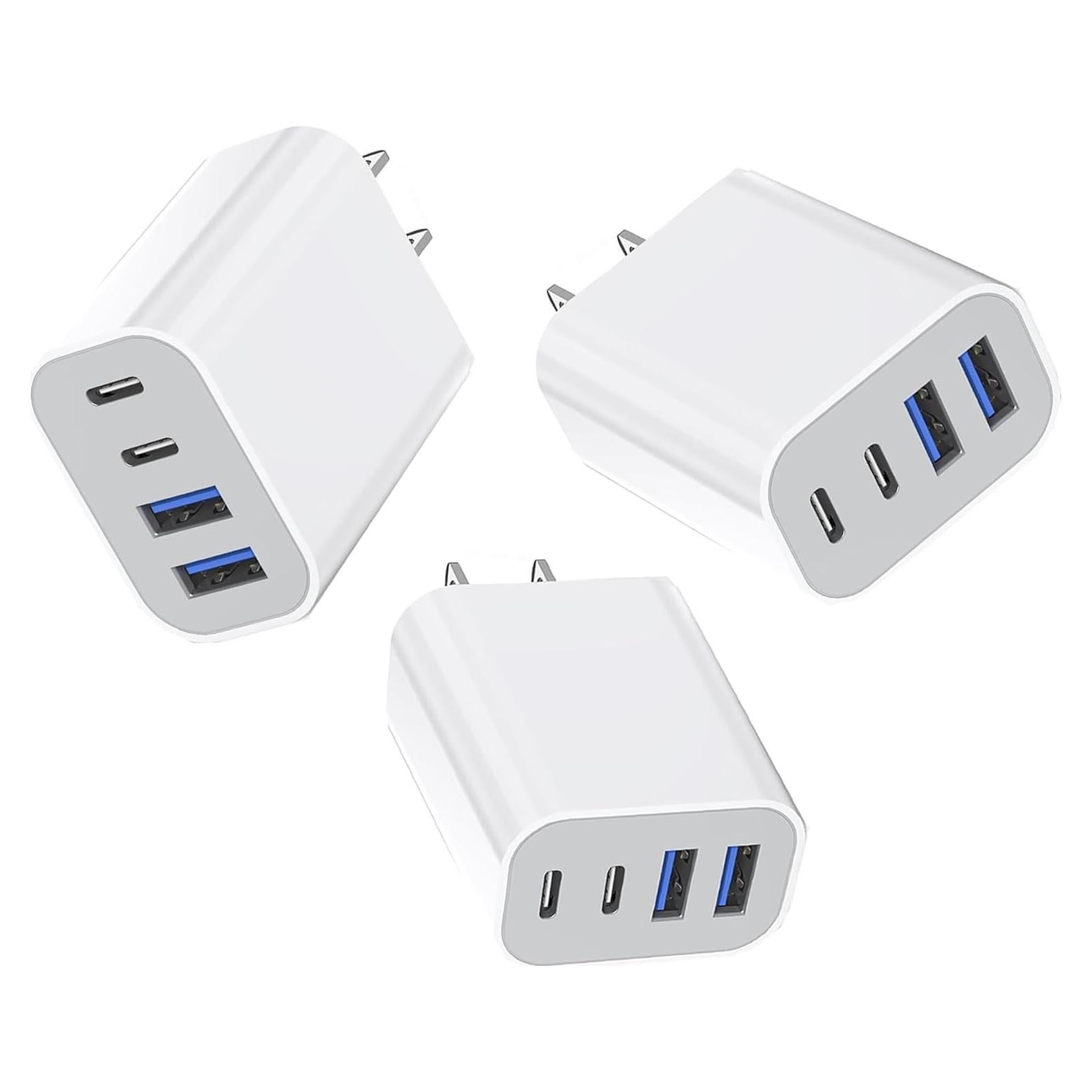 Cargador Rápido USB-C 35W Apple iPhone 16 Pro - Paquete de 3