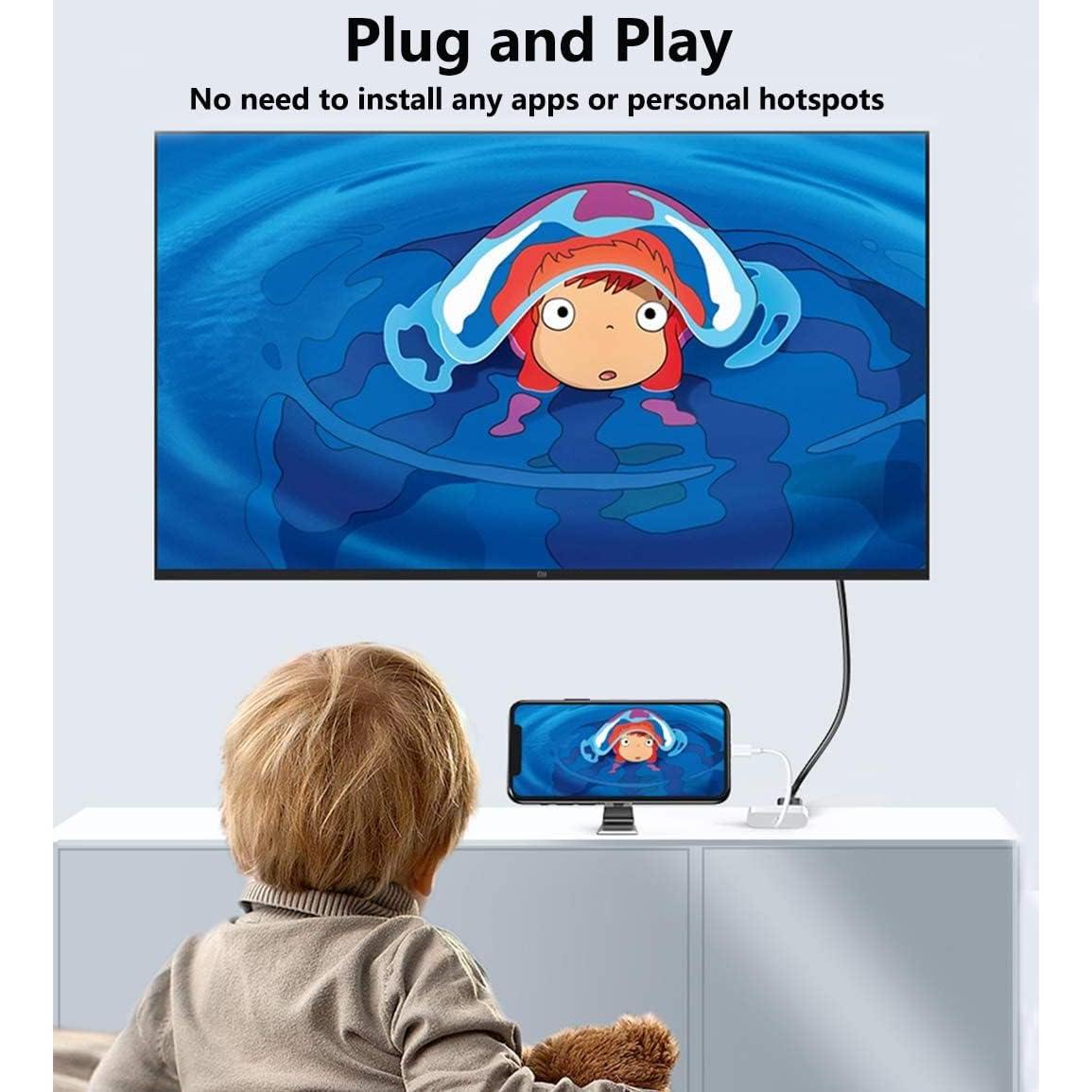 Adaptador Lightning a HDMI Wahbite 1080P para iPhone