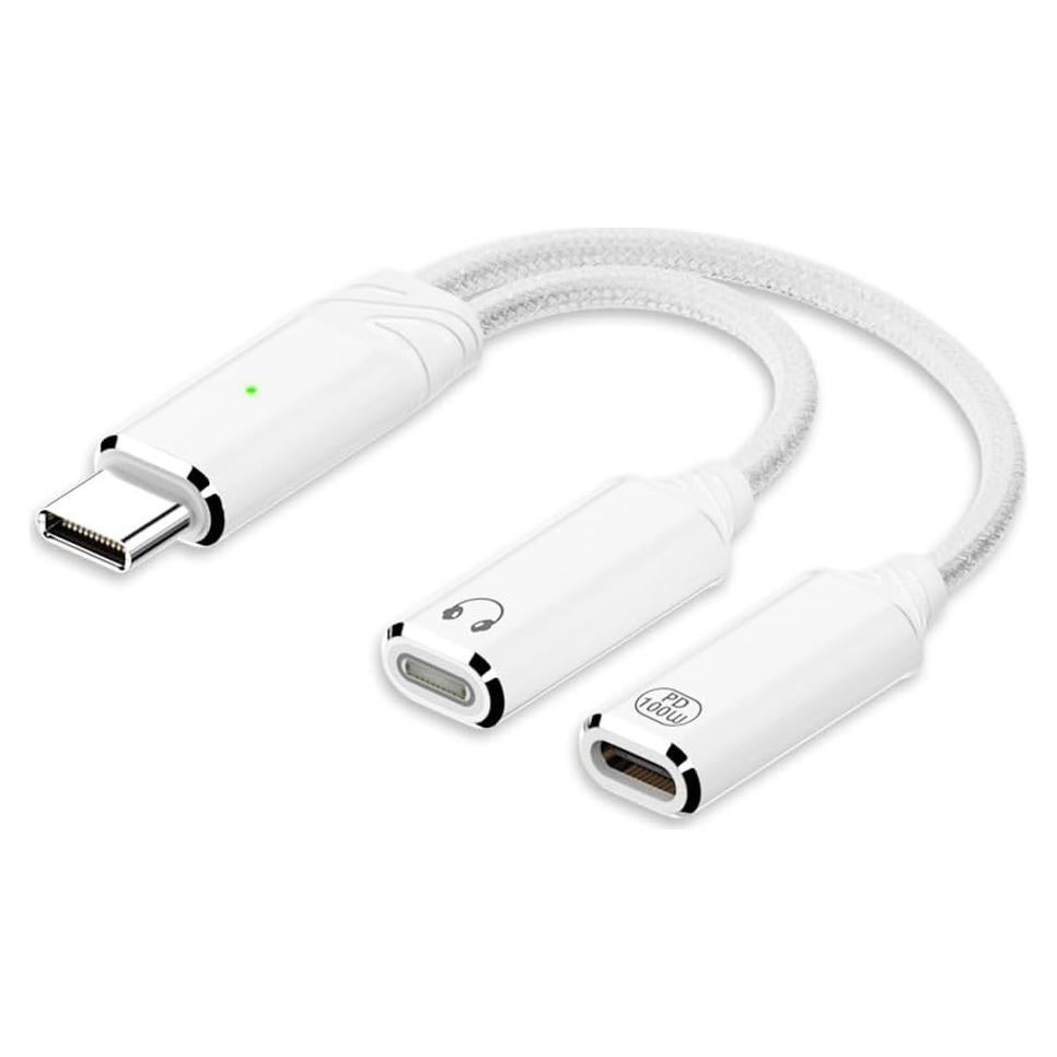 Adaptador de Audio AuviPal USB C a Lightning 100W PD