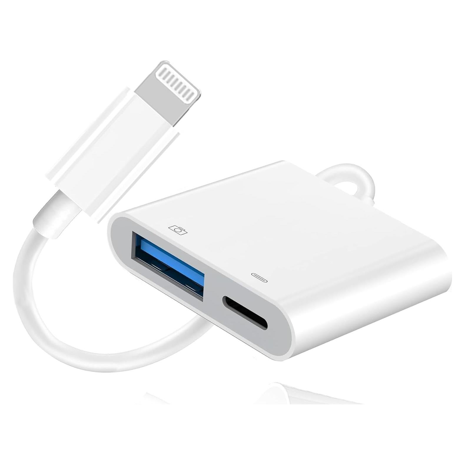 Adaptador de Cámara Lightning a USB RICHUPON con Carga Rápida