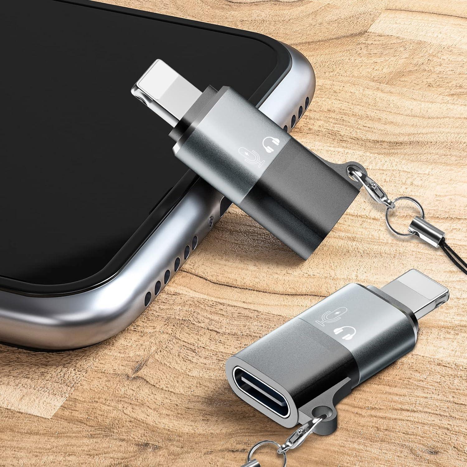 Adaptador USB C a Lightning Liaoan - Conexión para Móviles y Tablets