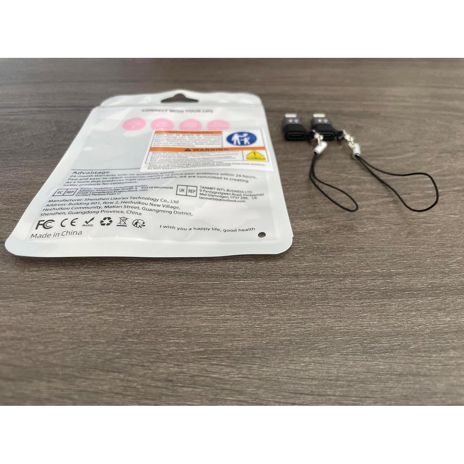 Adaptador USB C a Lightning Liaoan - Conexión para Móviles y Tablets