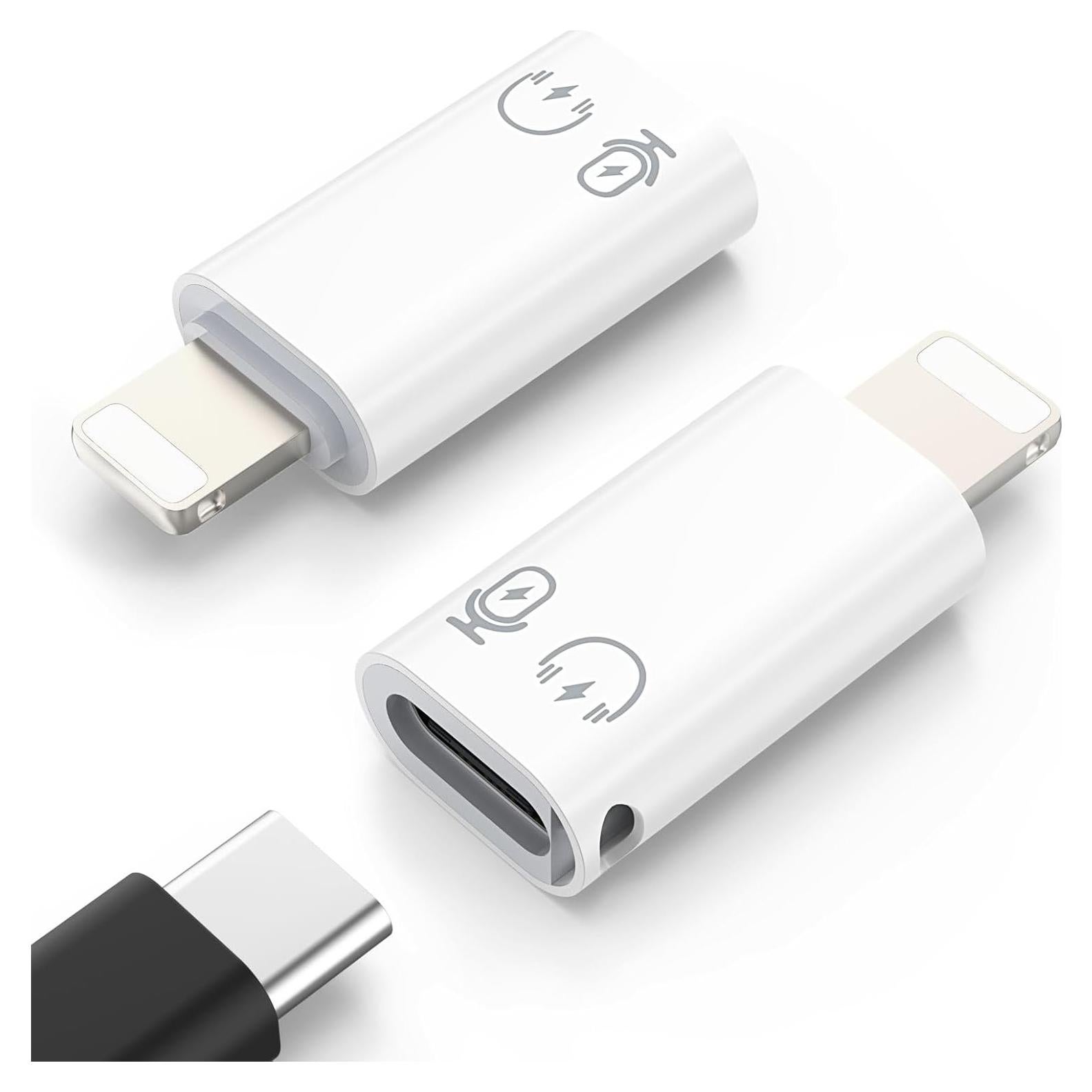Adaptador de Audio MoKo USB C a Lightning para iPhone y iPad