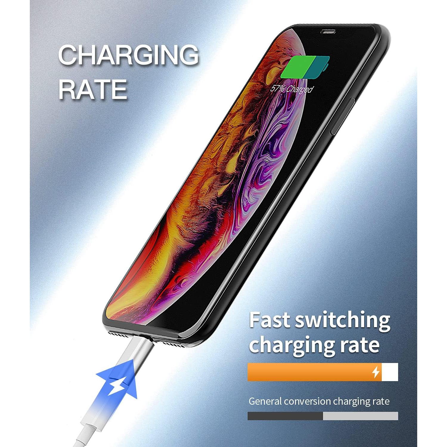 Adaptador Micro USB a Lightning 3 Pack HOYULLI Carga Rápida