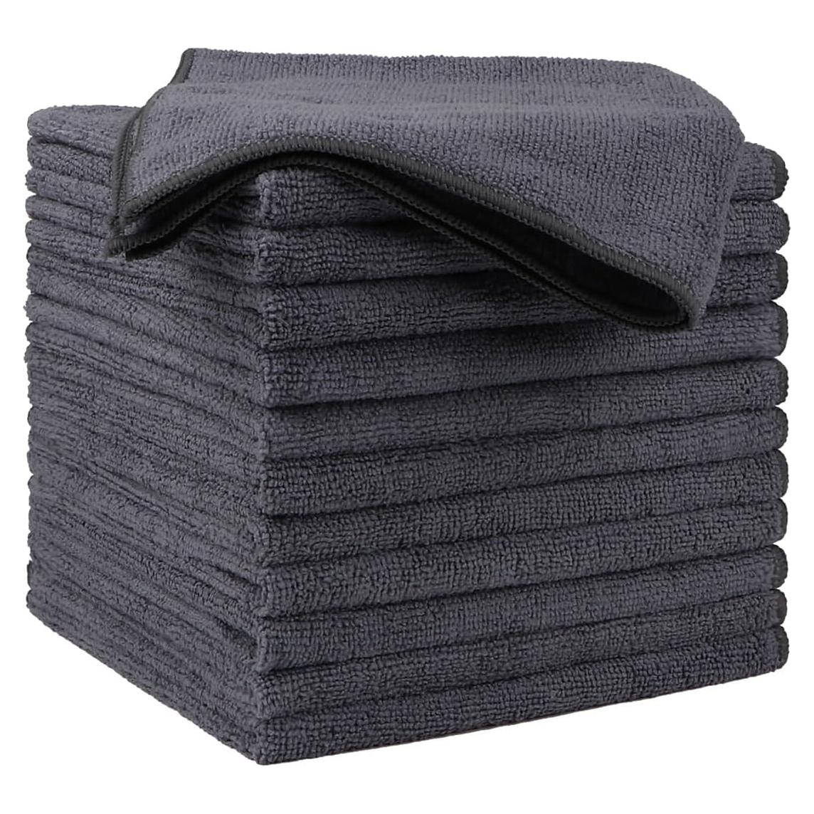 Paños de Microfibra HOMEXCEL 12 Unidades 40x40 cm Gris