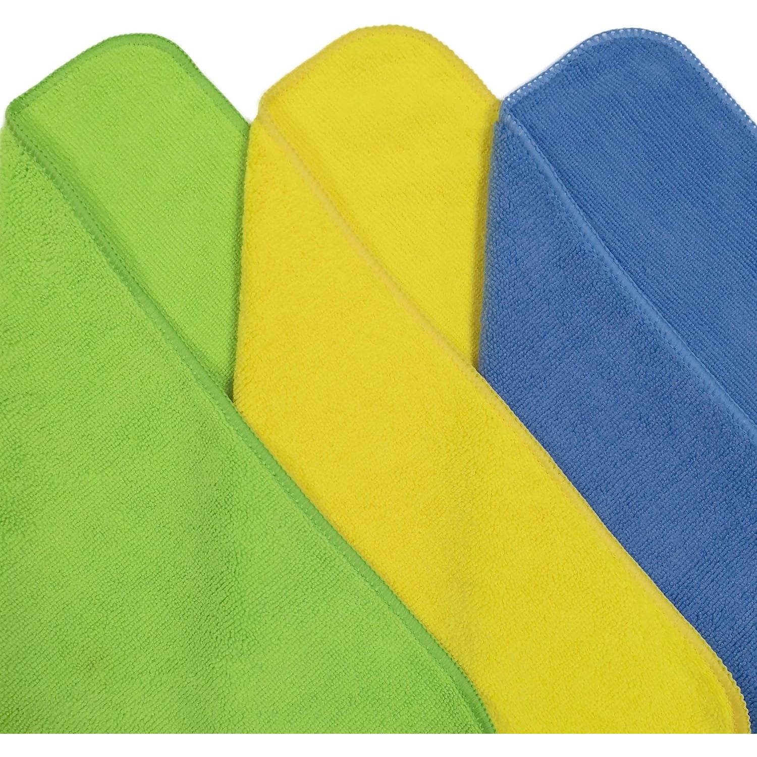 Toalla de limpieza microfibra POLYTE Premium 40.6x40.6 cm 36 unidades