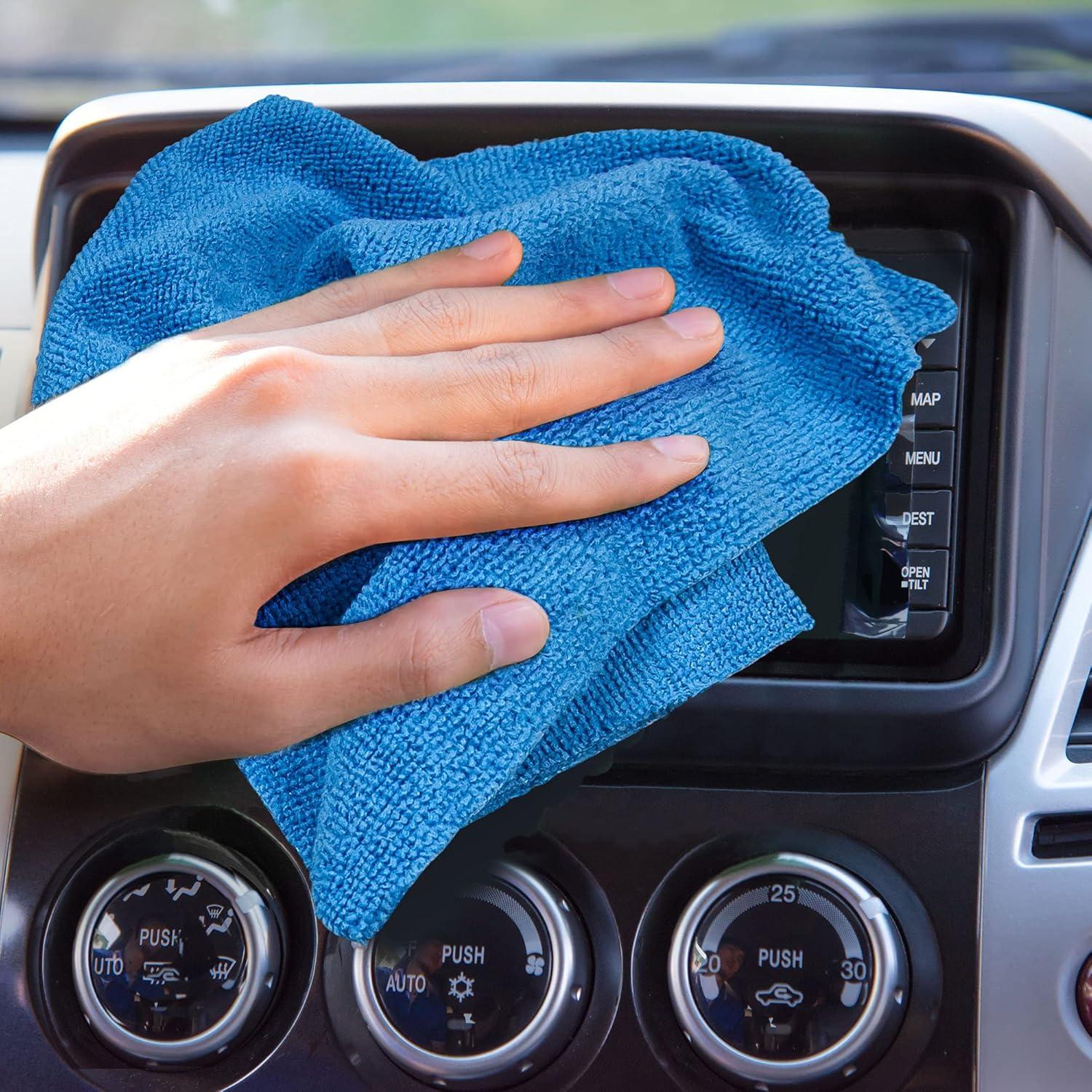 Paños de Microfibra Eurow 200GSM 50-Pack 30x30cm Azul