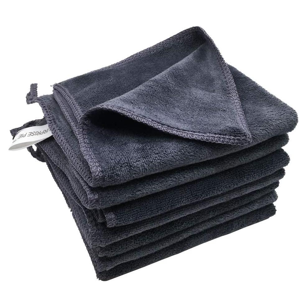 Paño de Microfibra Ultra Absorbente SURPRISE PIE 30x30 cm Gris - 6 Piezas