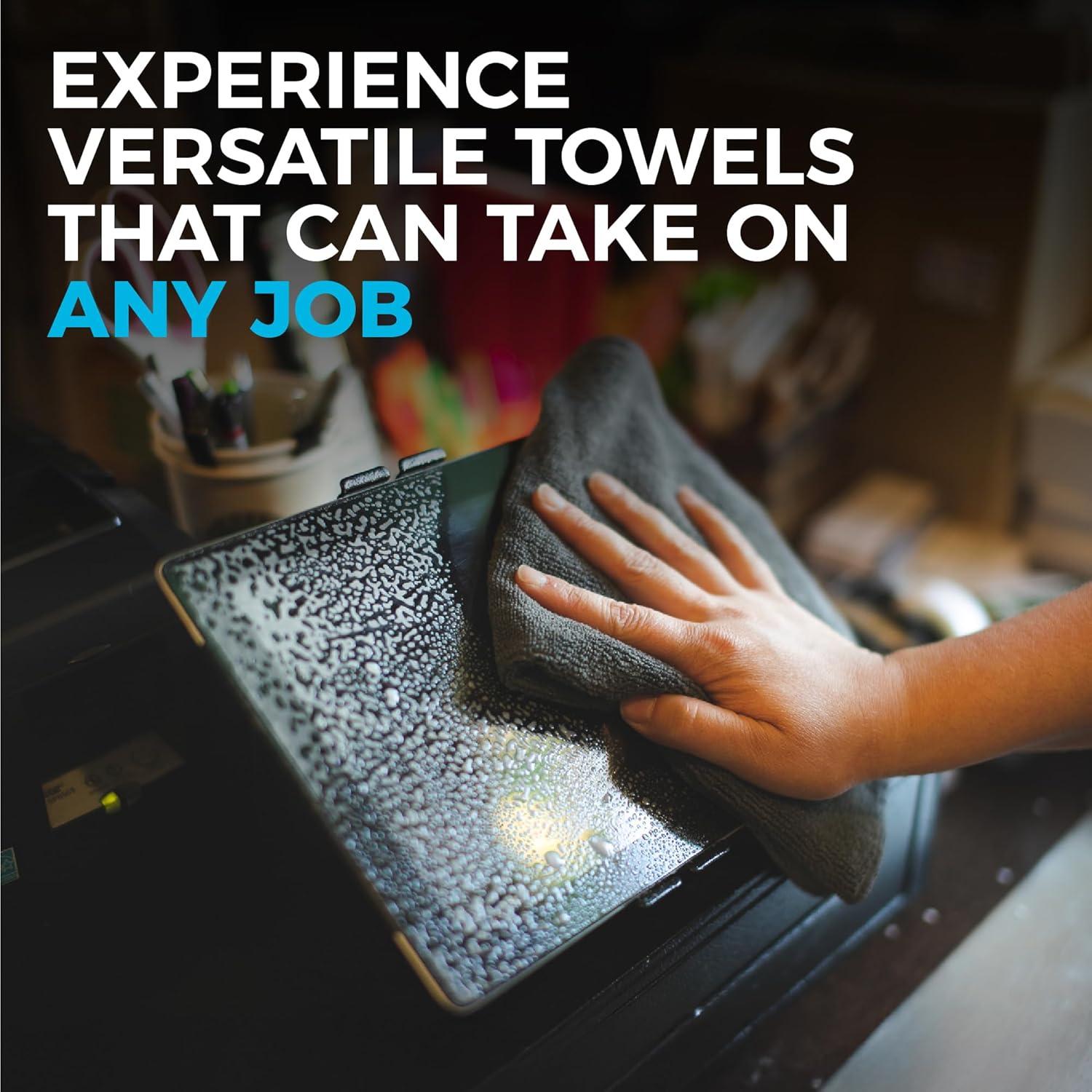 Toallas de Microfibra Multiusos La Compañía de Trapos 40.64cm - Paquete de 12