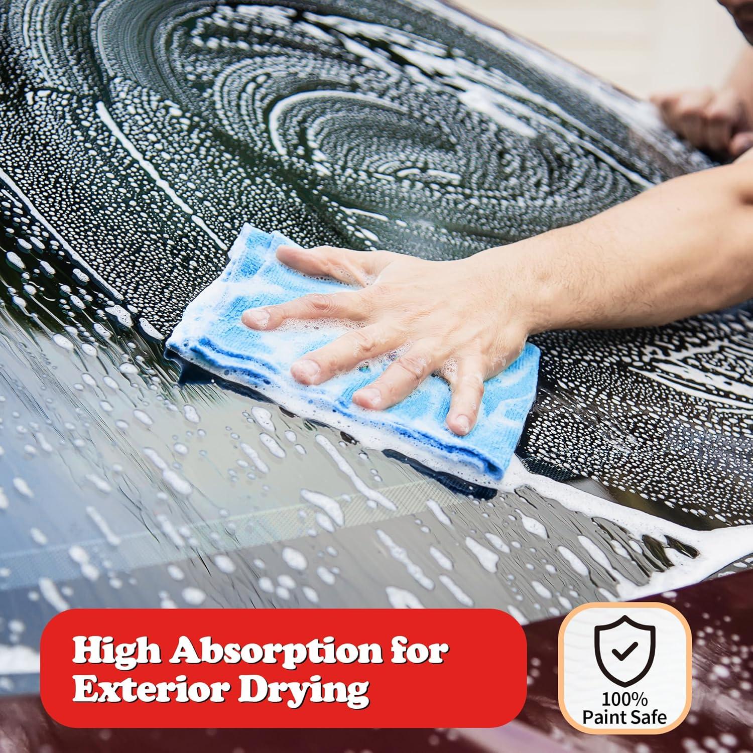 Toallas de Microfibra FIXSMITH 200 Unidades 29.2x29.2cm