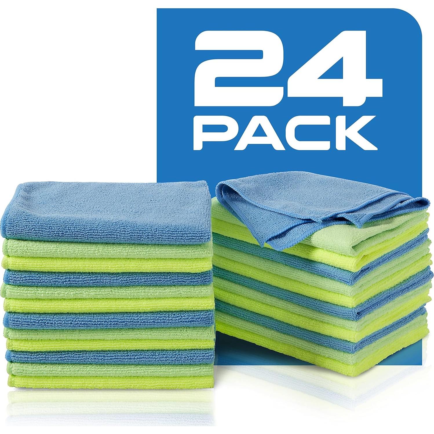 Paquete de 24 Paños de Microfibra Zwipes 924 - 30.48x40.64 cm