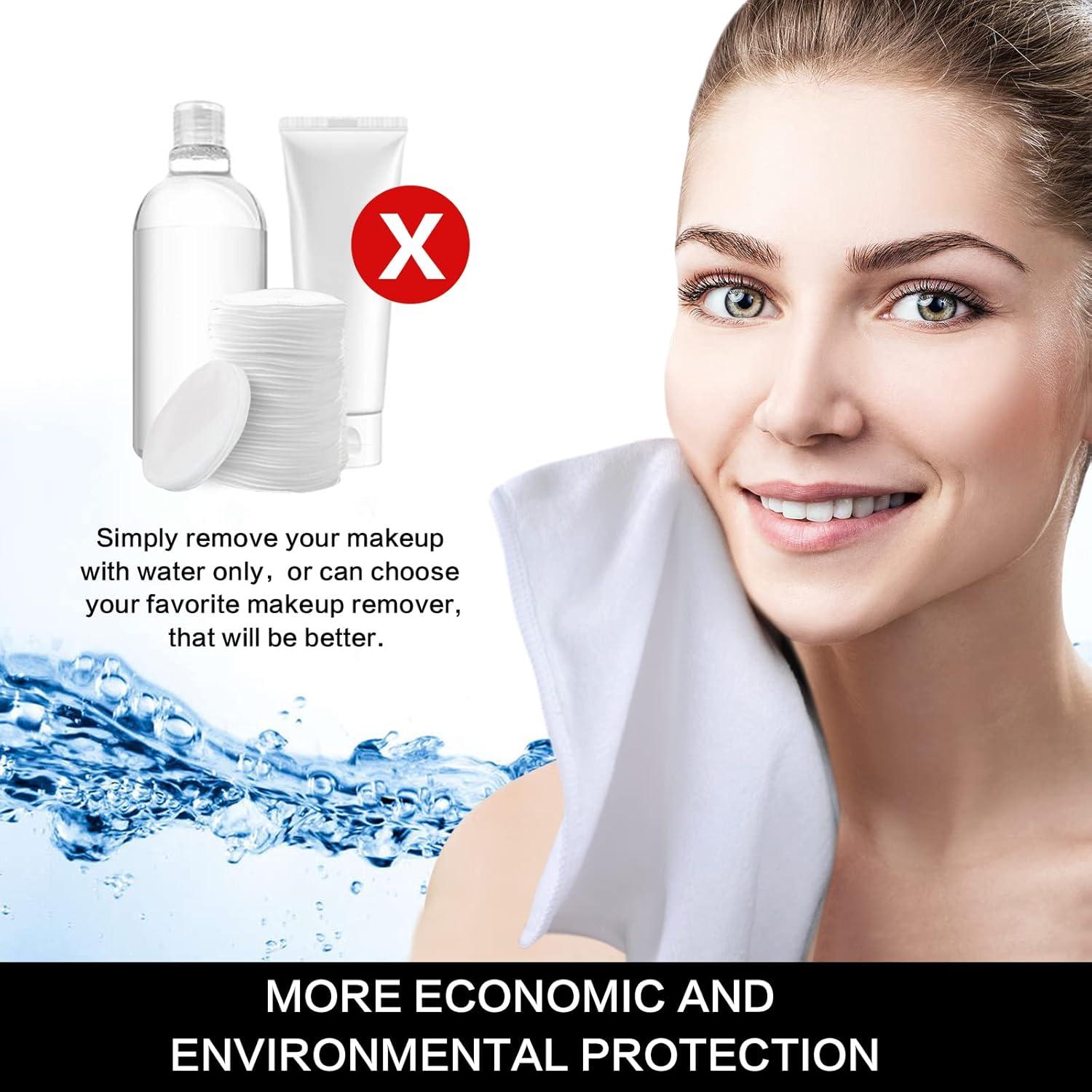 Paños Faciales de Microfibra SINLAND 30x30cm 6 Paquetes Blancos