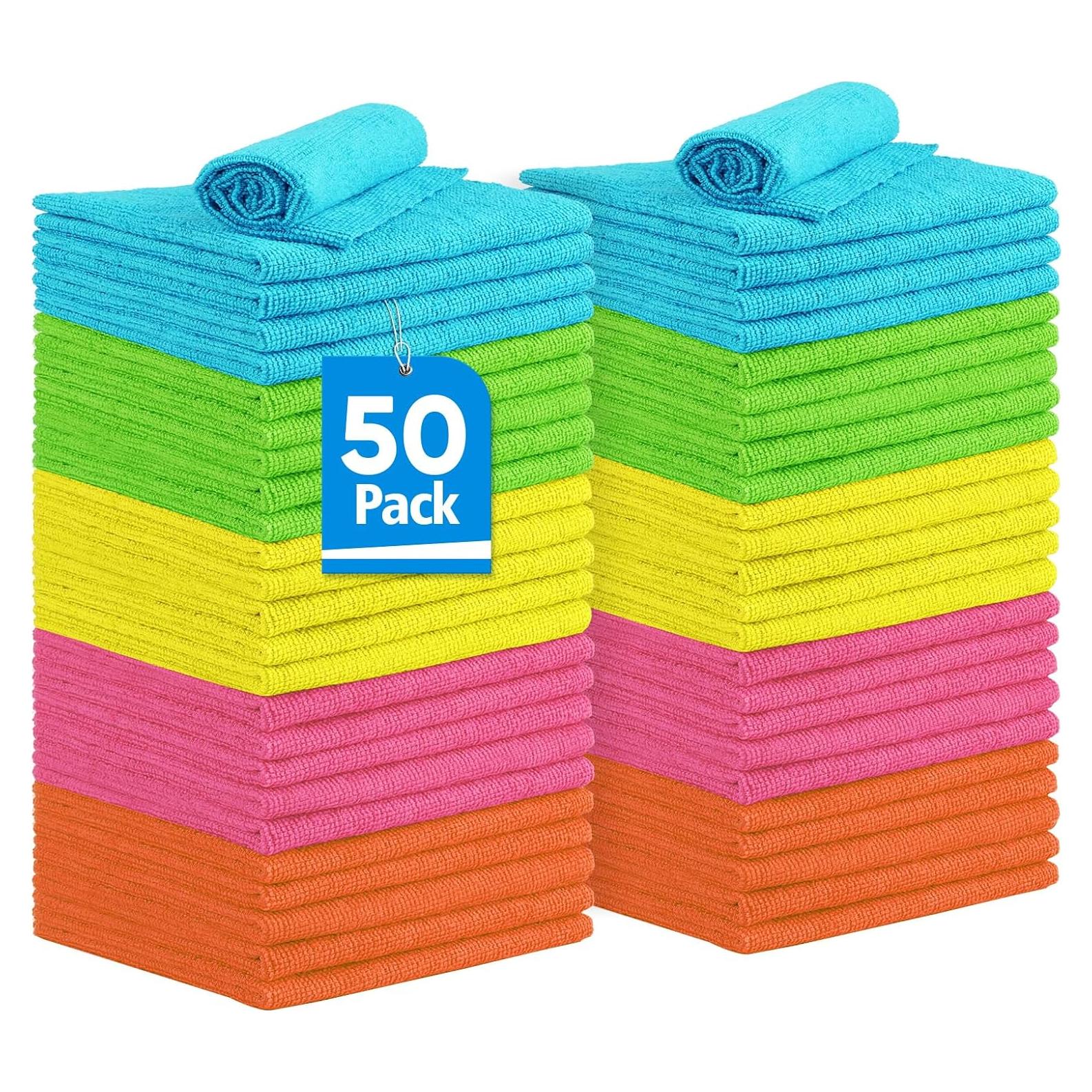 Paños de limpieza de microfibra UNIMADE 50PK 29.2x29.2cm