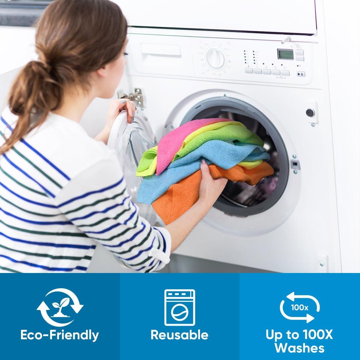 Paños de limpieza de microfibra UNIMADE 50PK 29.2x29.2cm