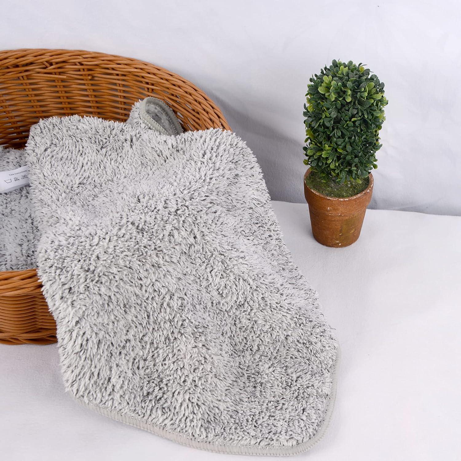 Toallas de Microfibra SINLAND 30x30cm 6 Unidades Gris Suaves