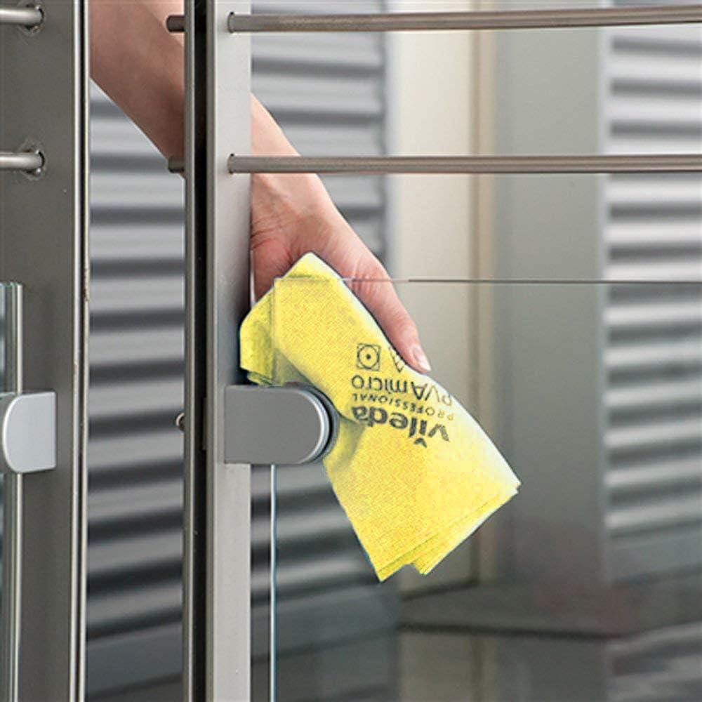 Paño de Microfibra PVA Vileda Profesional - 5 Unidades Amarillo