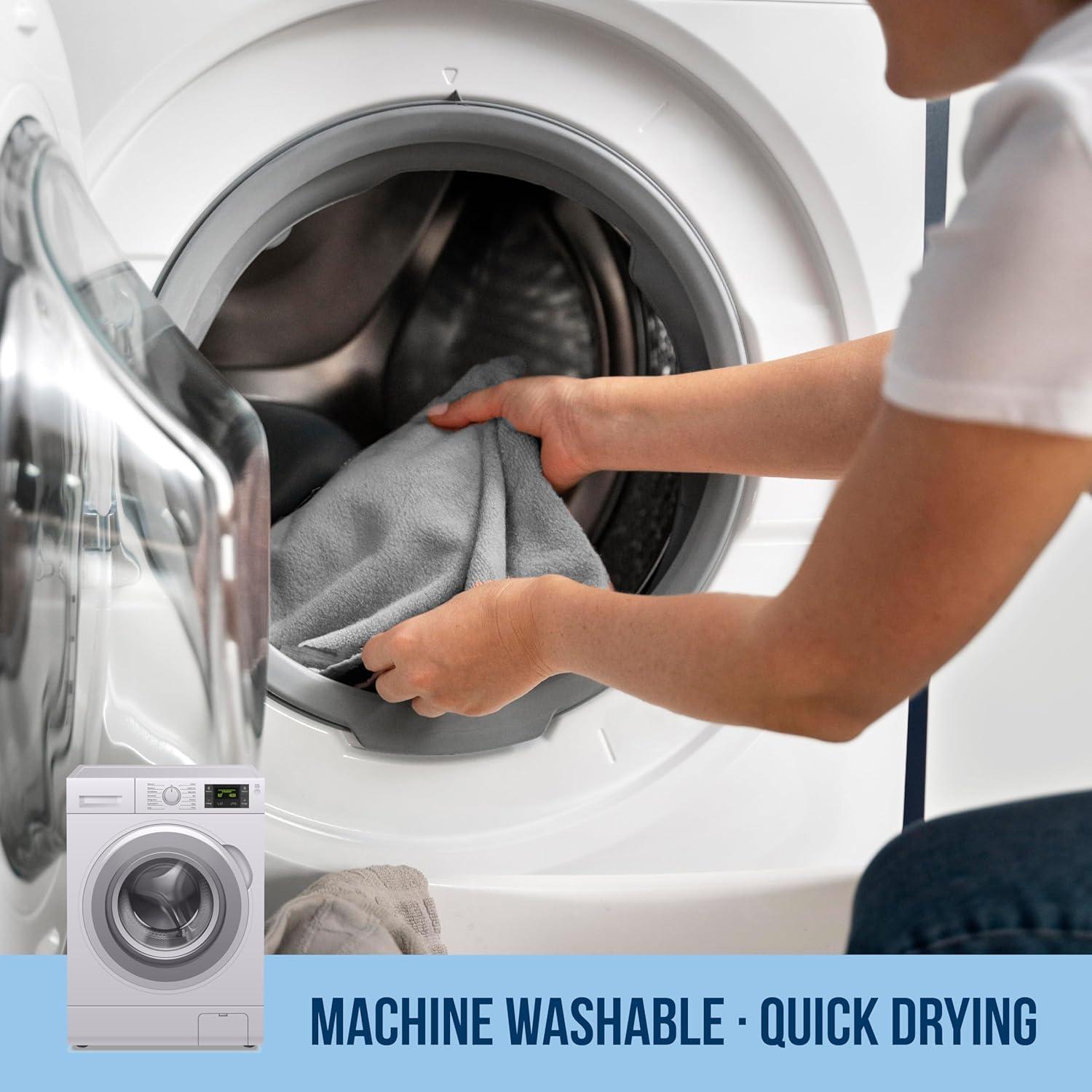 Paño de Microfibra ESTILO DE VIDA VERDE 150 Unidades 29.21x29.21cm Gris