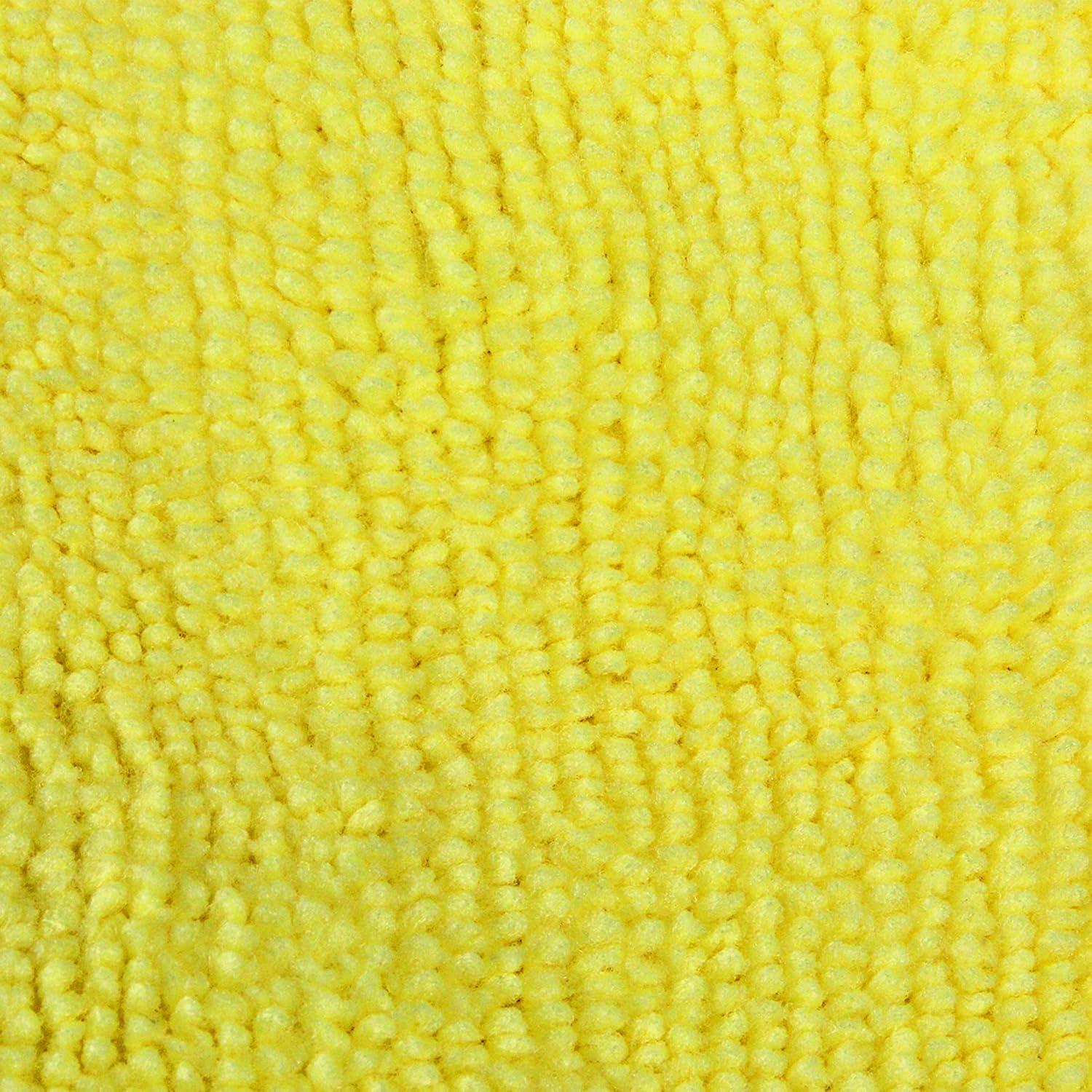 Paños de Microfibra Eurow 300 GSM Amarillo 36 Unidades 30x40cm