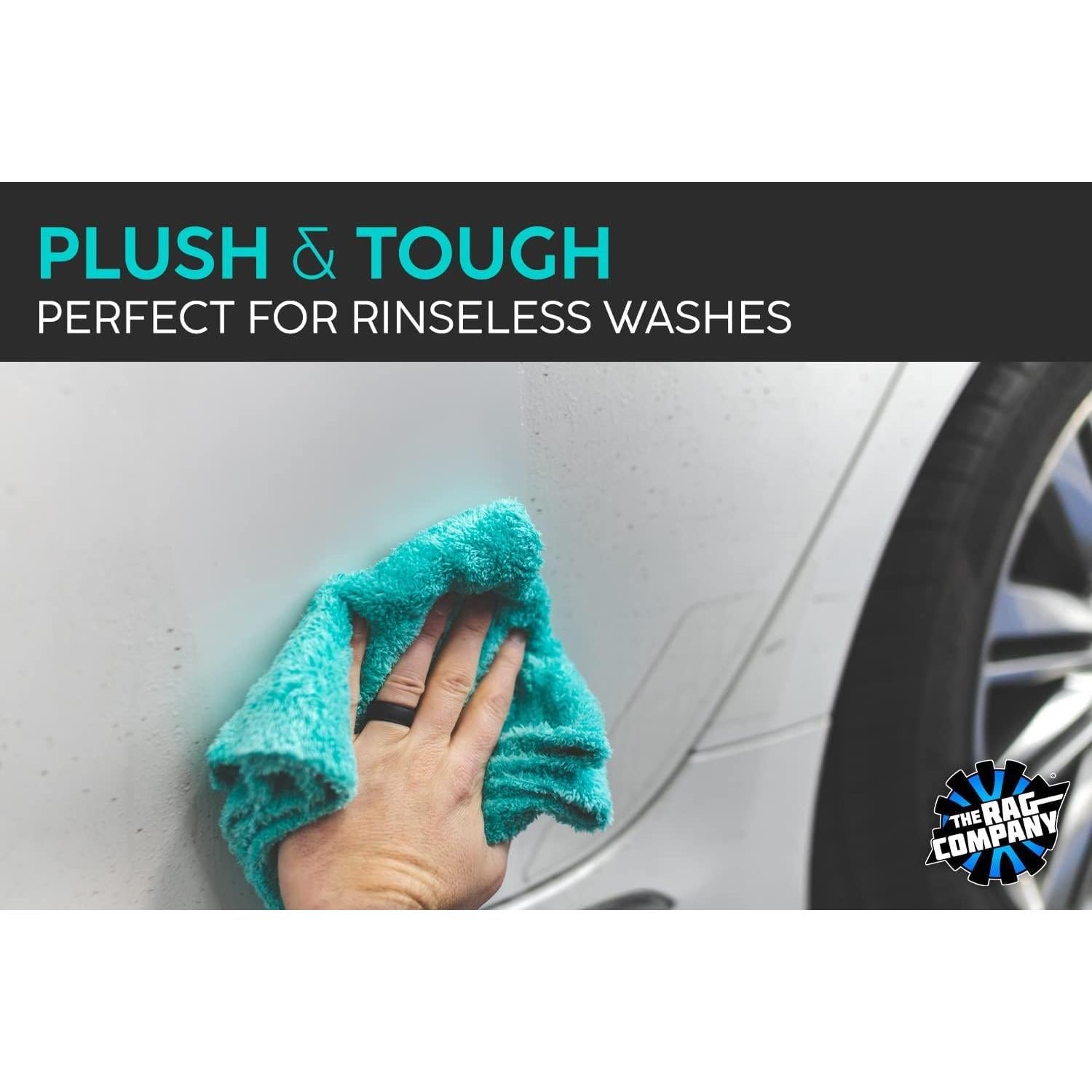 Toallas de Microfibra Edgeless La Compañía de Paños 40x40 cm - Paquete de 6