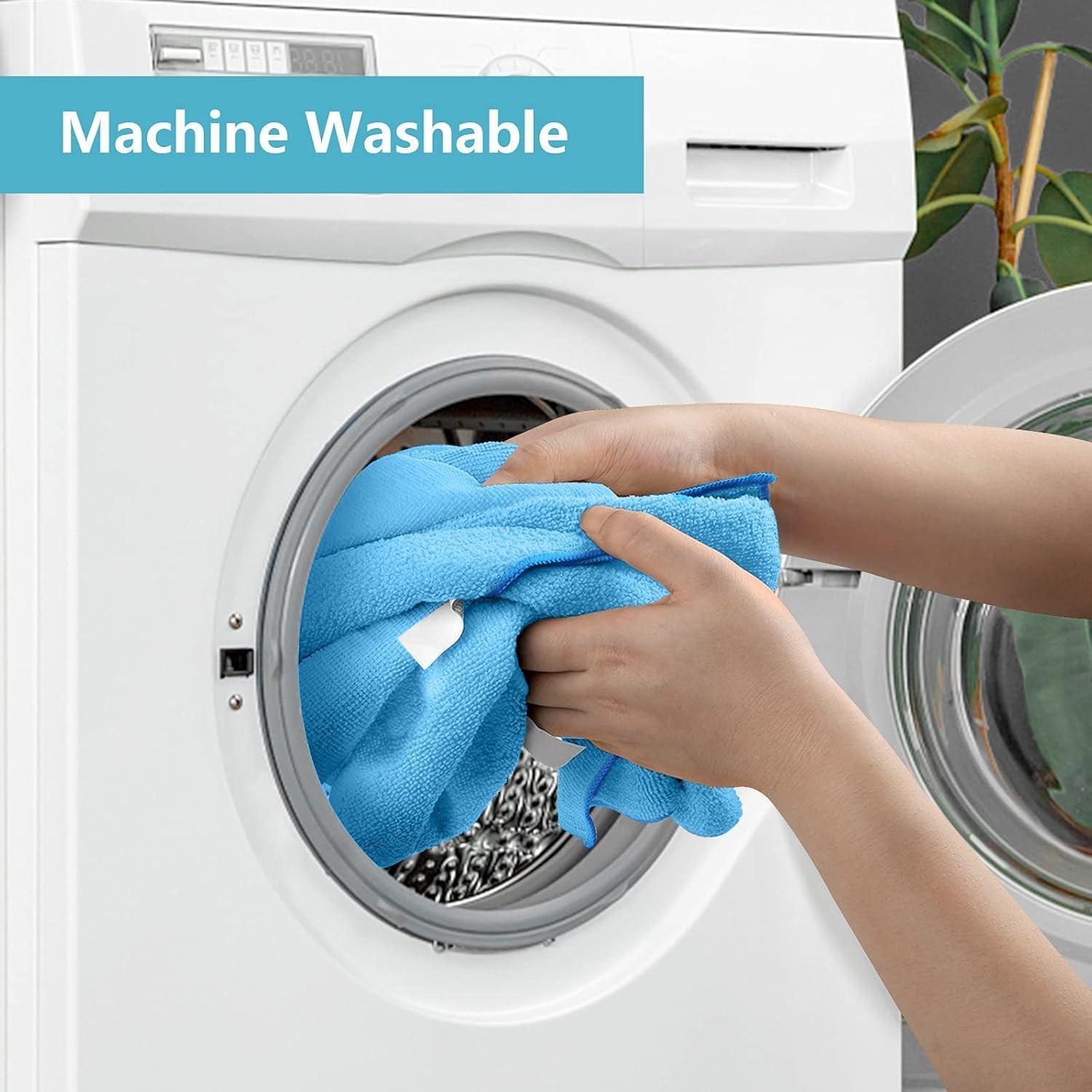 Paño de Microfibra HOMEXCEL Azul 100 Unidades 29.21x29.21cm