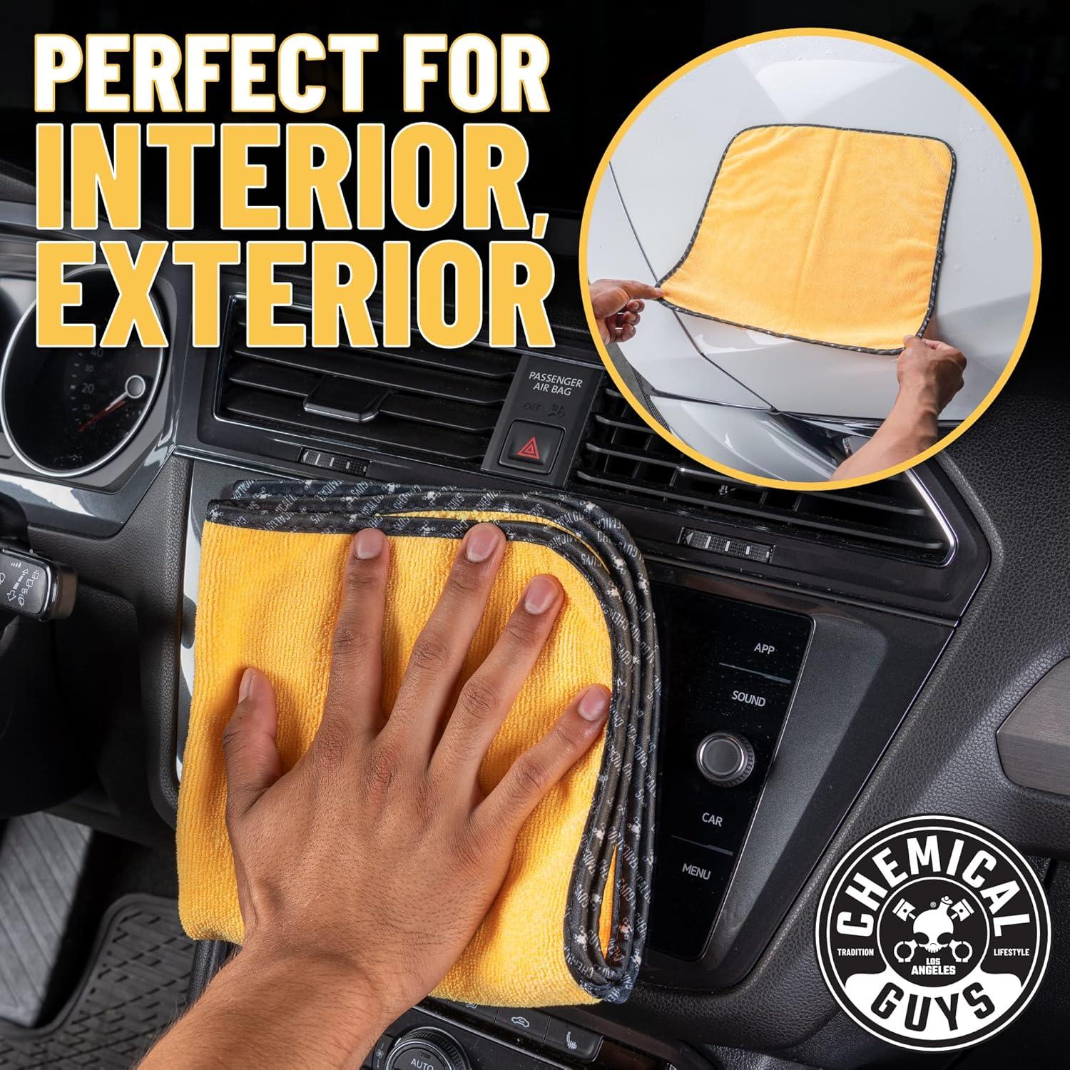 Toallas de Microfibra Premium Chemical Guys MIC_506_24 - 24 Unidades 40.64x40.64cm