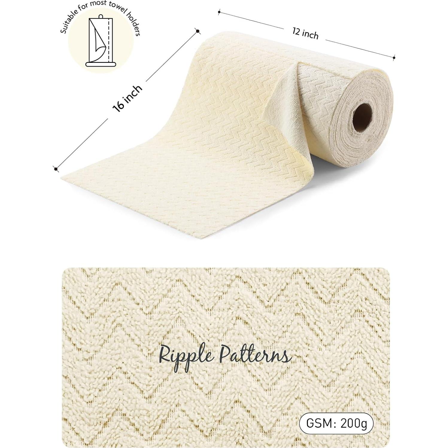 Rollo de Paños de Microfibra FantastiCLEAN 50 Hojas 40.64x30.48cm