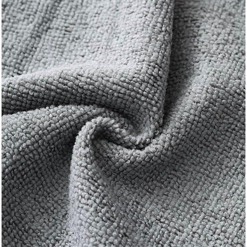 Paños de limpieza de microfibra Genérico 20 unidades 20x20 cm gris