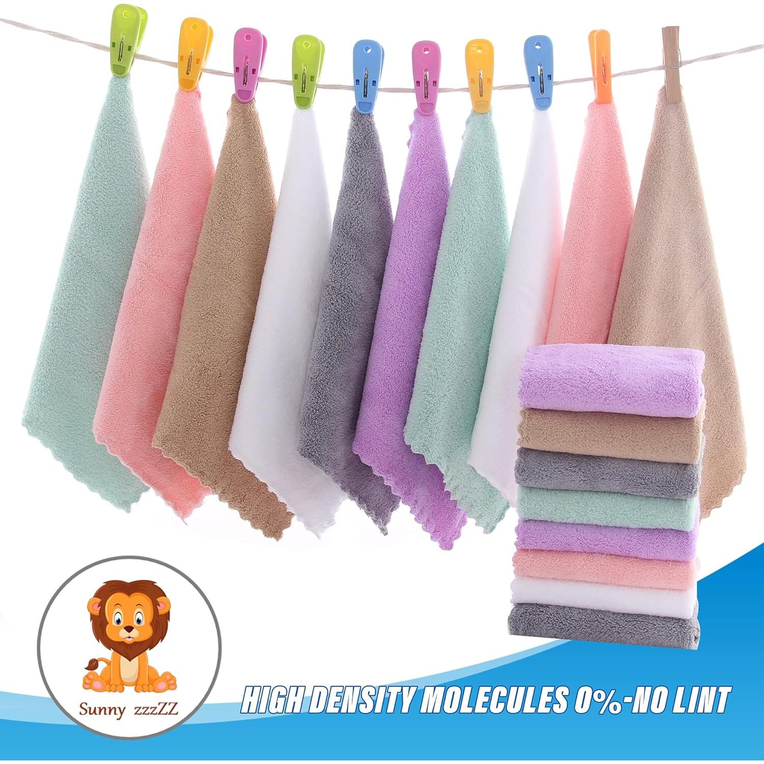 Paquete de 18 Paños de Microfibra Sunny zzzZZ 25.4 cm - Reutilizables