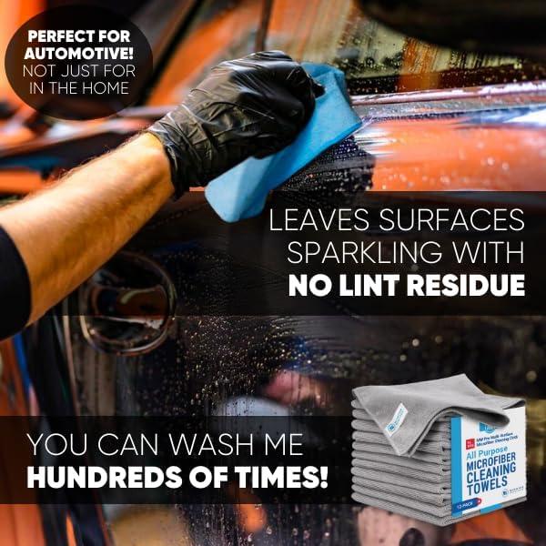 Paños de Microfibra Premium Microfiber Wholesale - 12 Unidades 40.64 cm