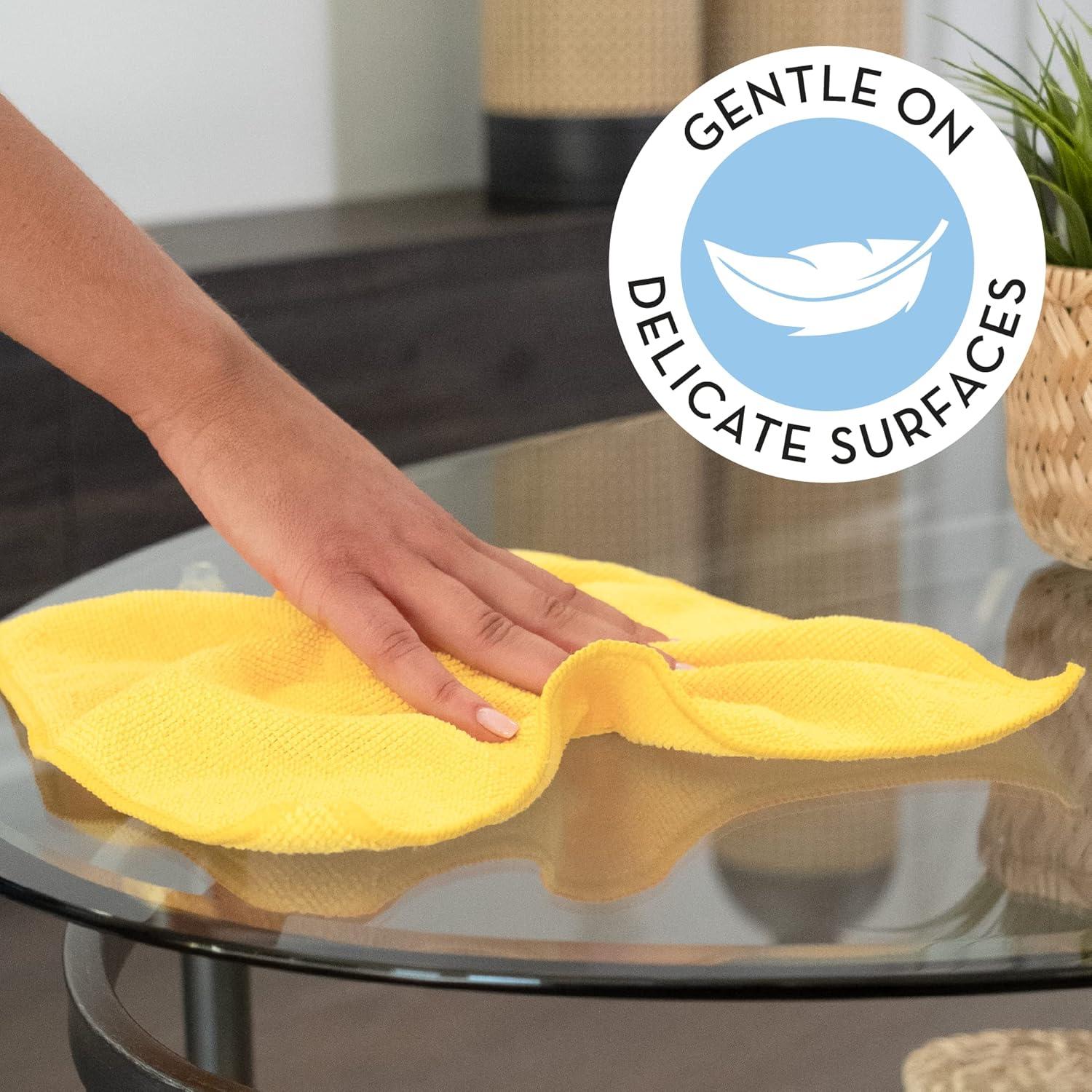 Paquete de 50 Toallas de Microfibra S&T INC. 30x40 cm