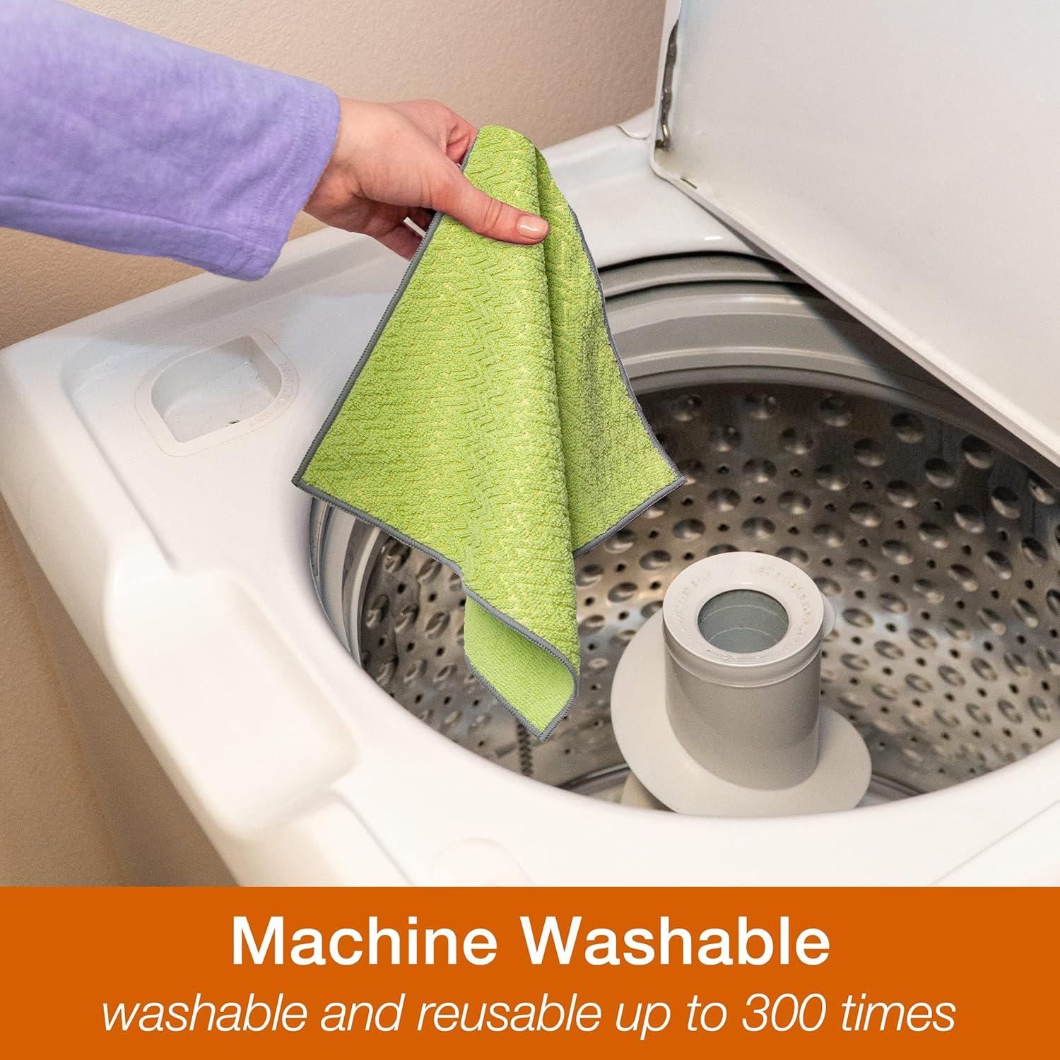 Paquete de 4 Paños de Microfibra Bona para Limpieza Eficaz