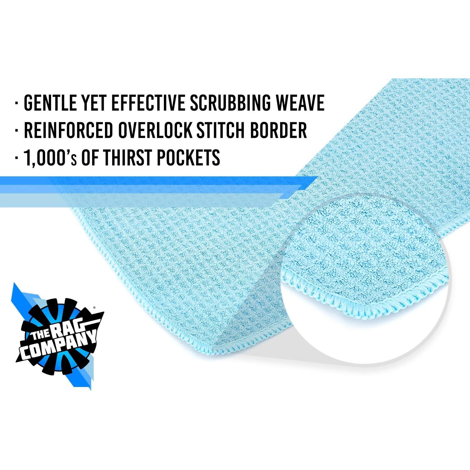 Toallas de Microfibra Waffle 40.64cm La Compañía de Paños - Paquete de 3